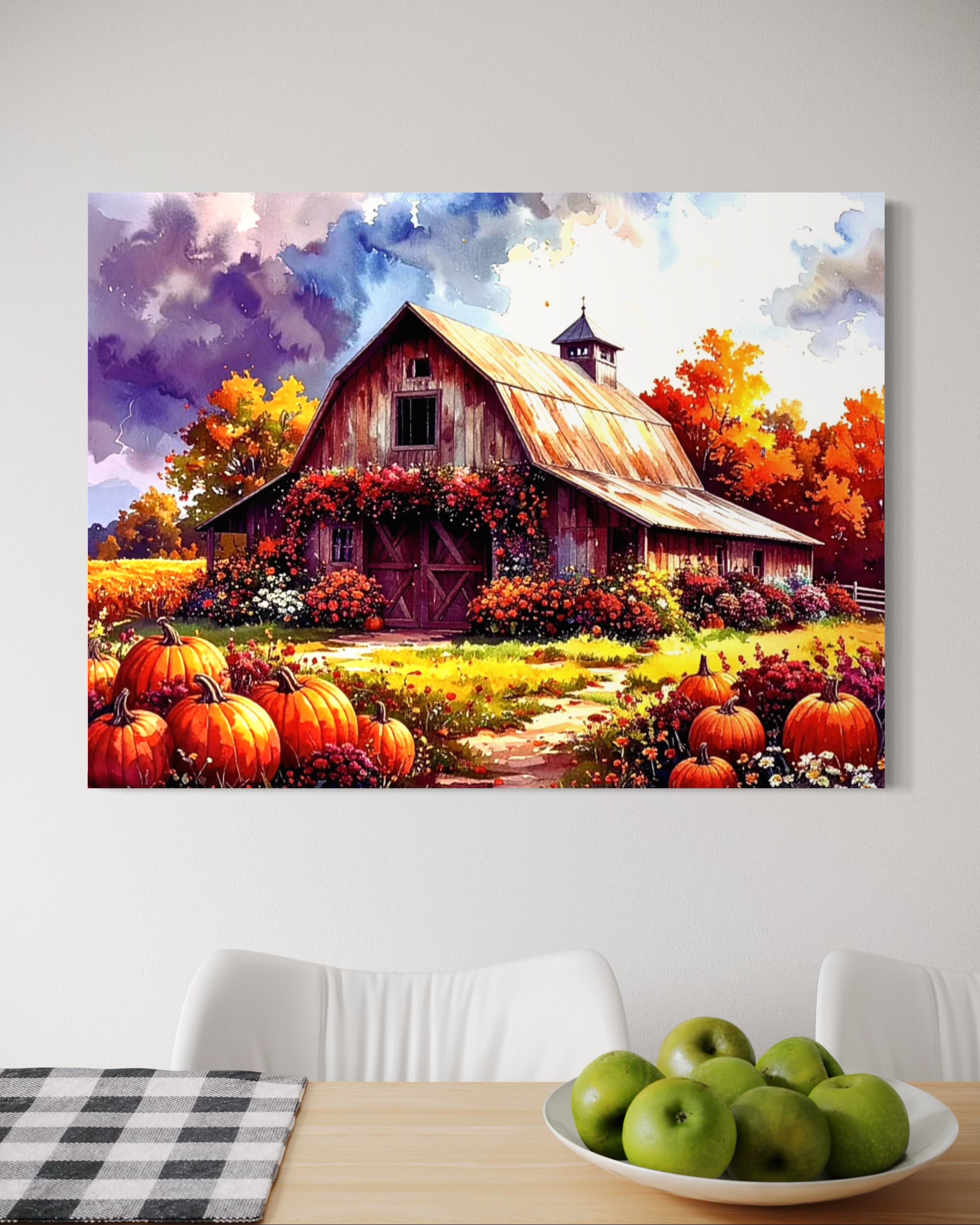 Pumpkin Farm Landscape