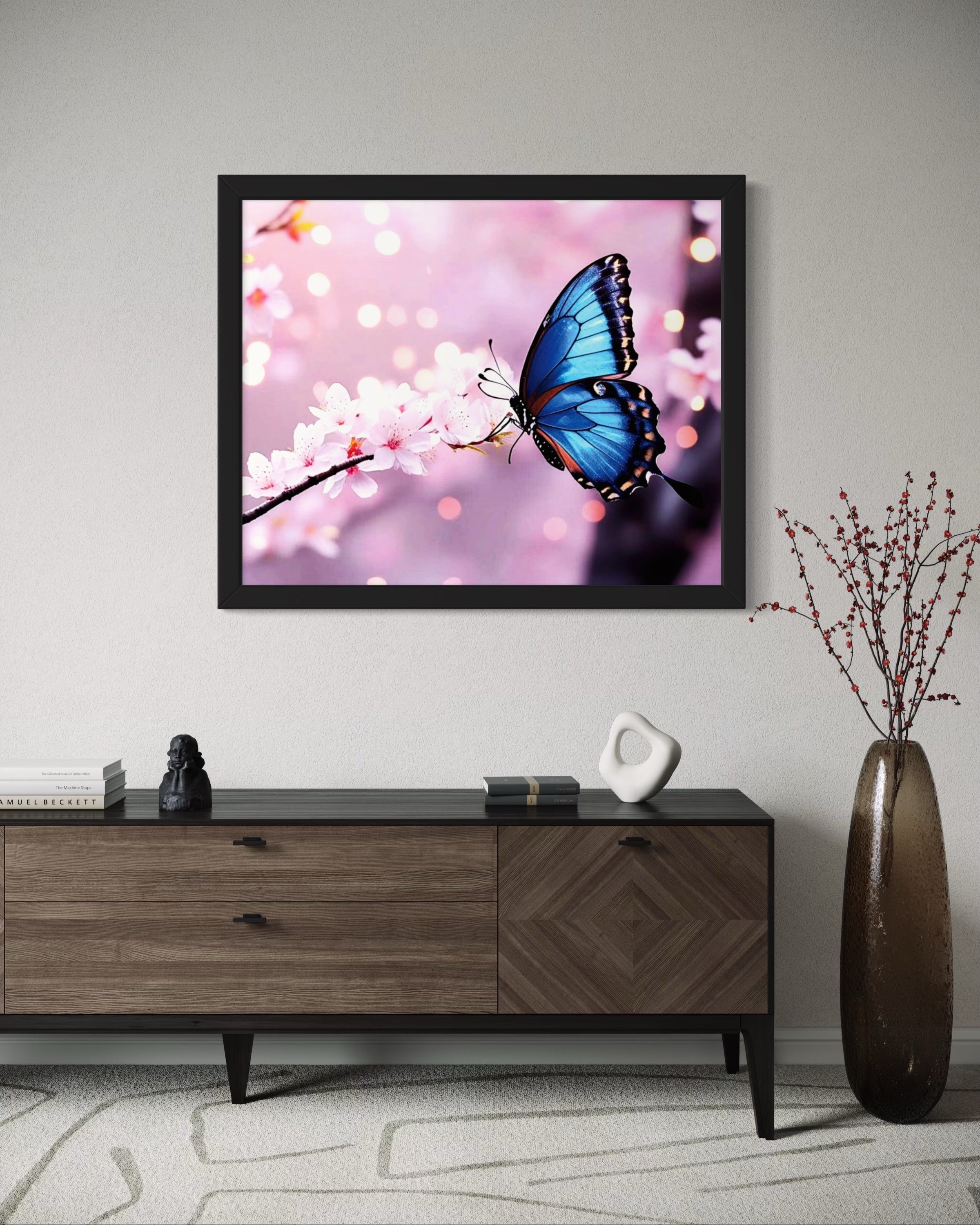 Butterfly Blossoms Museum Print