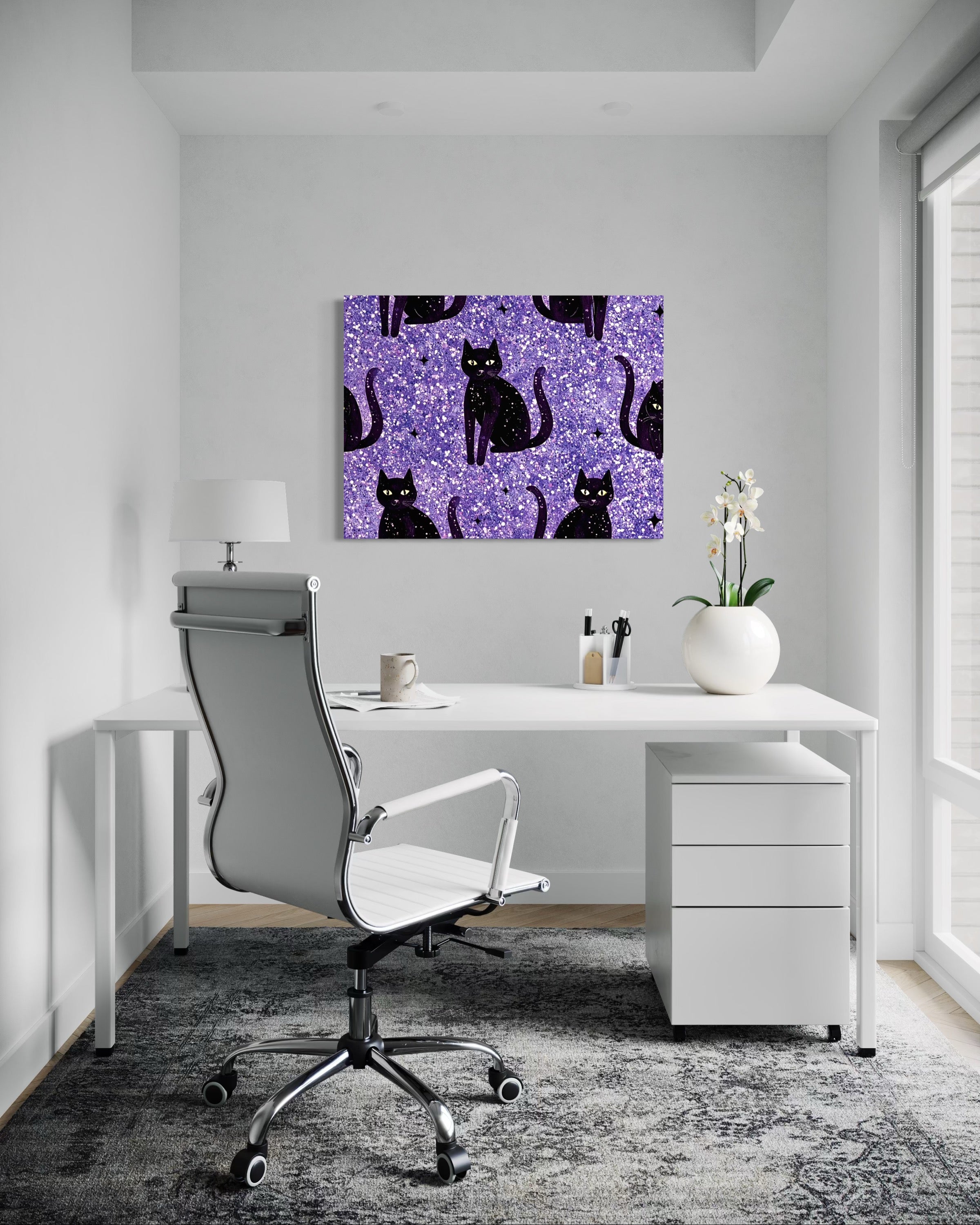 Sparkle Cat Pattern Print I