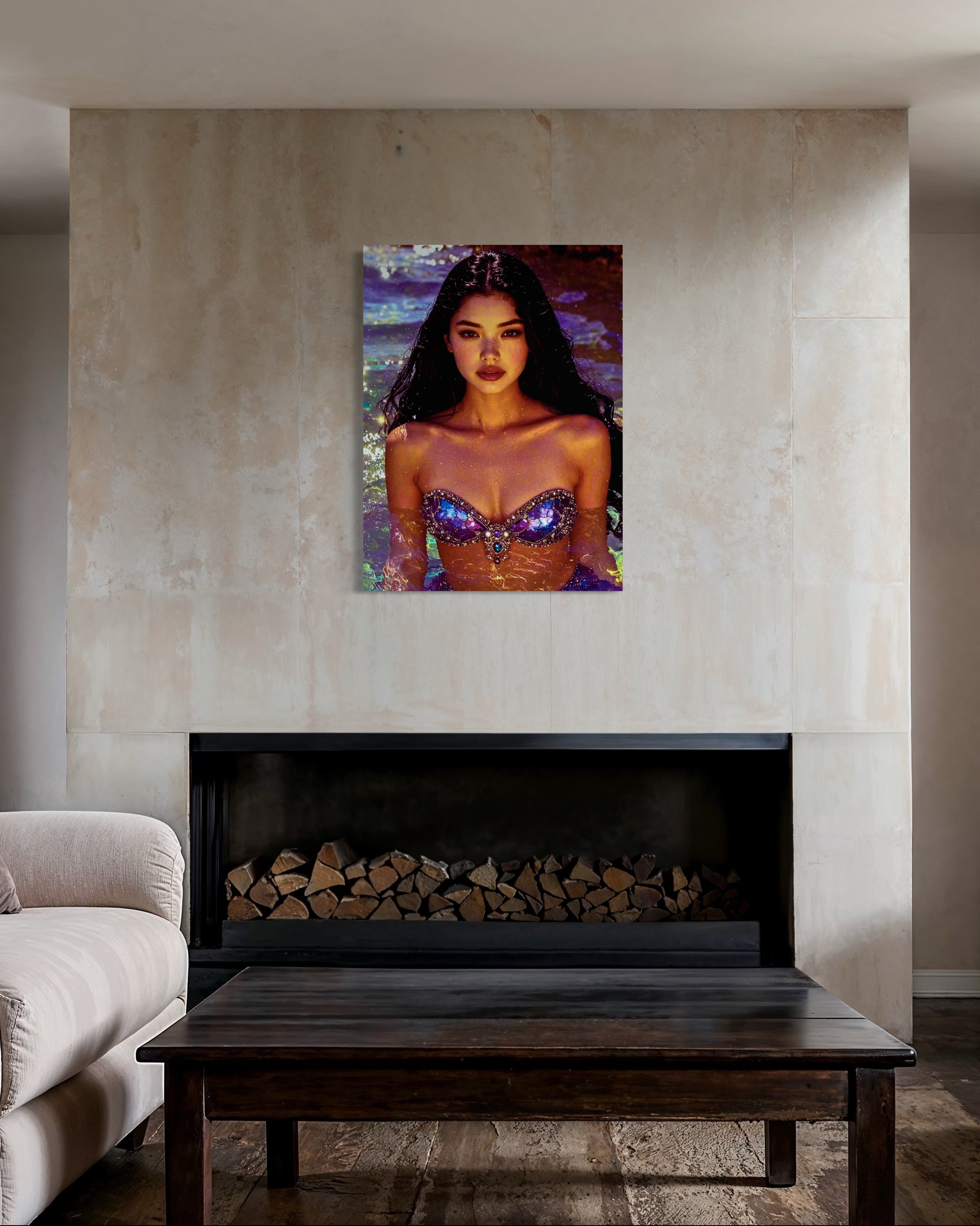 Calypso Siren of Cala Macarella, Spain Museum Print