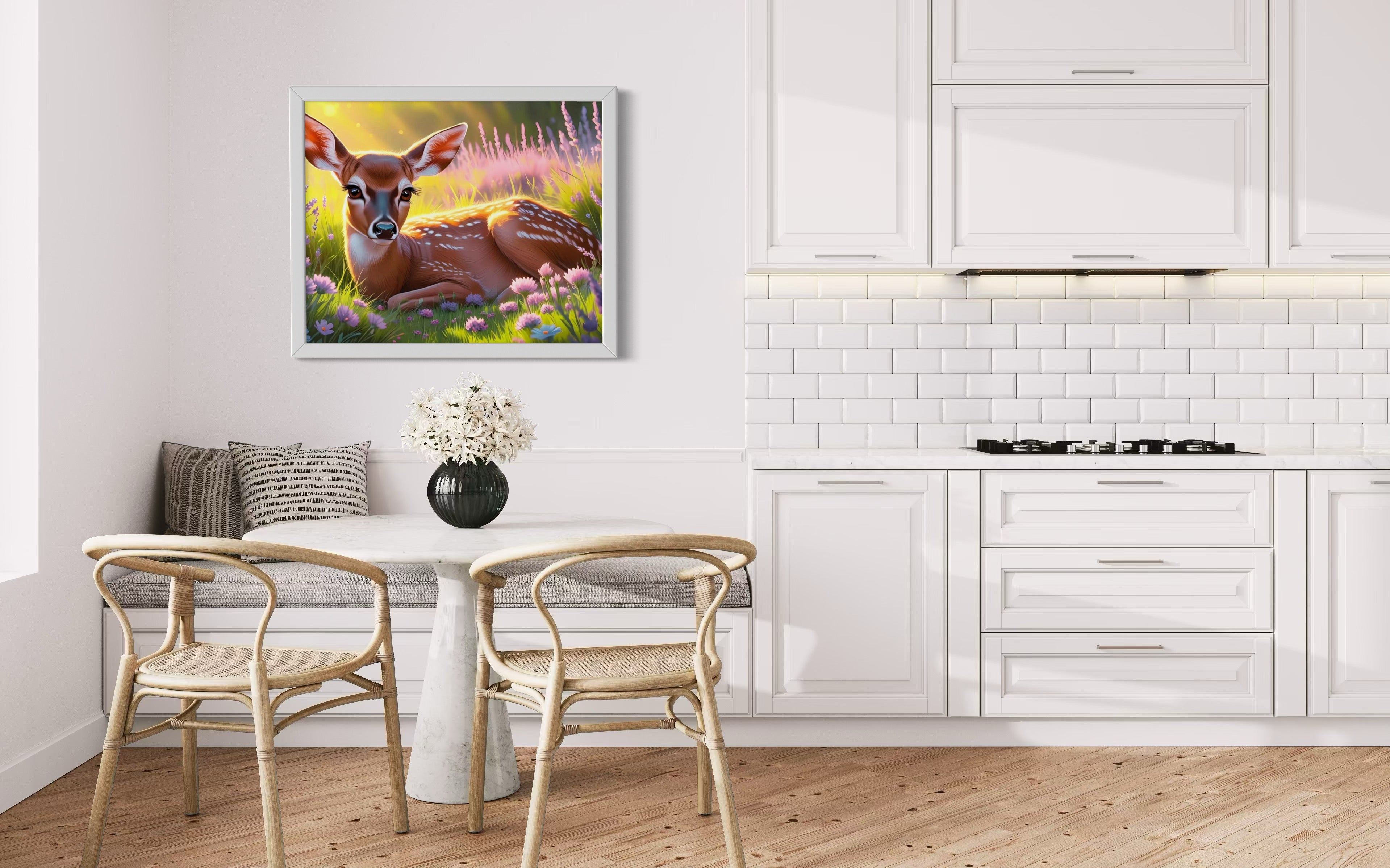 Doe in the Meadow Museum Print