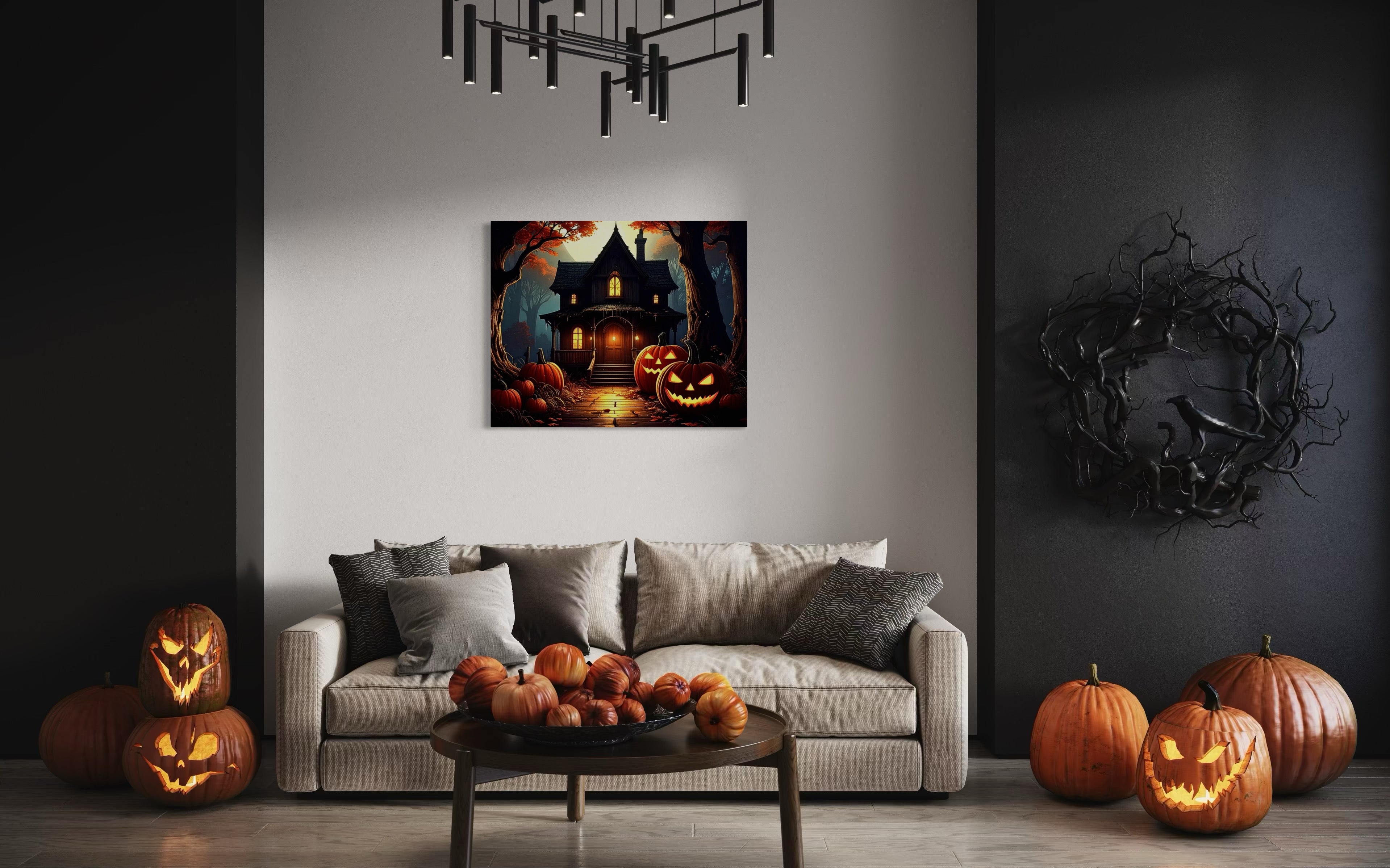Halloween House Porch