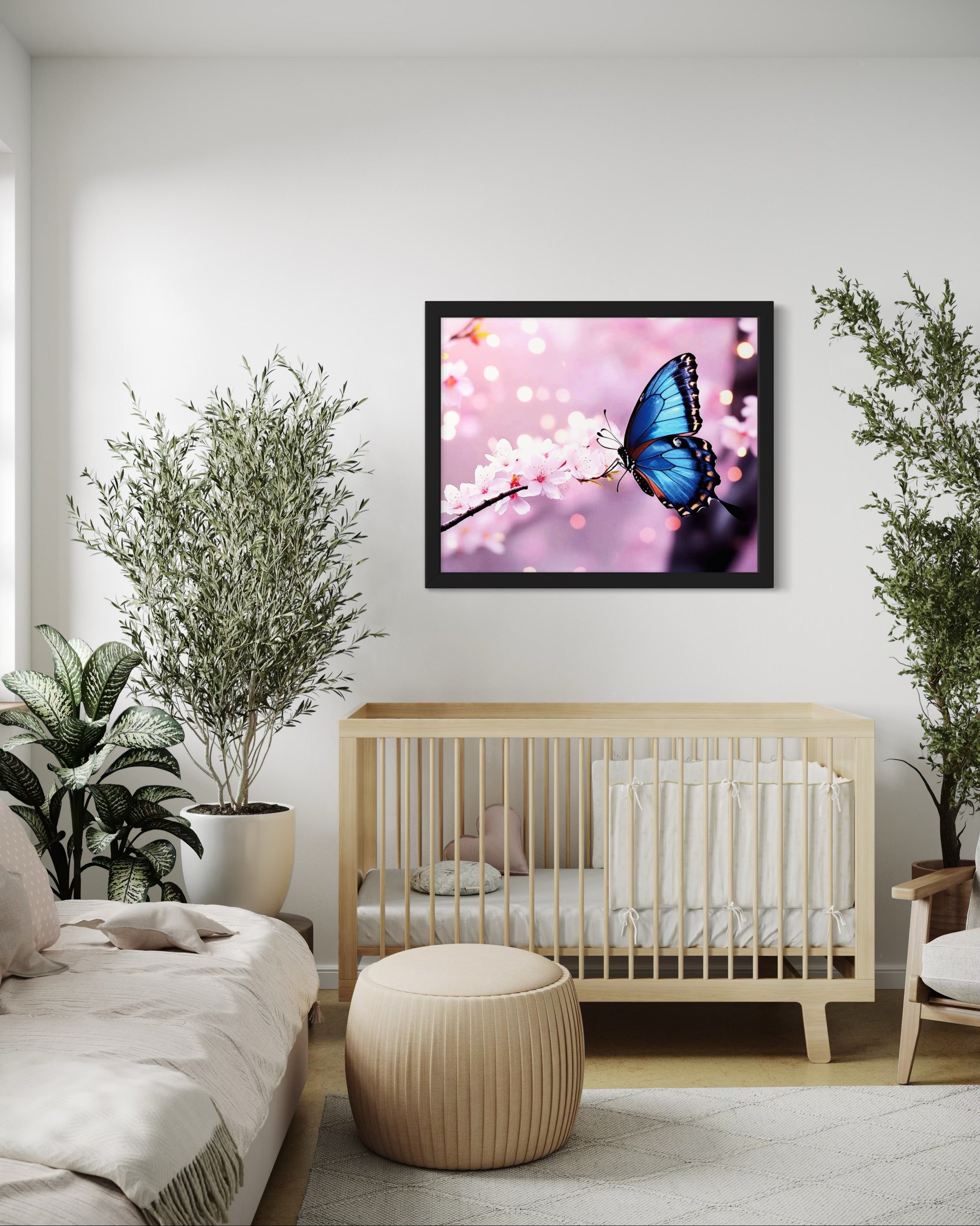Butterfly Blossoms Museum Print