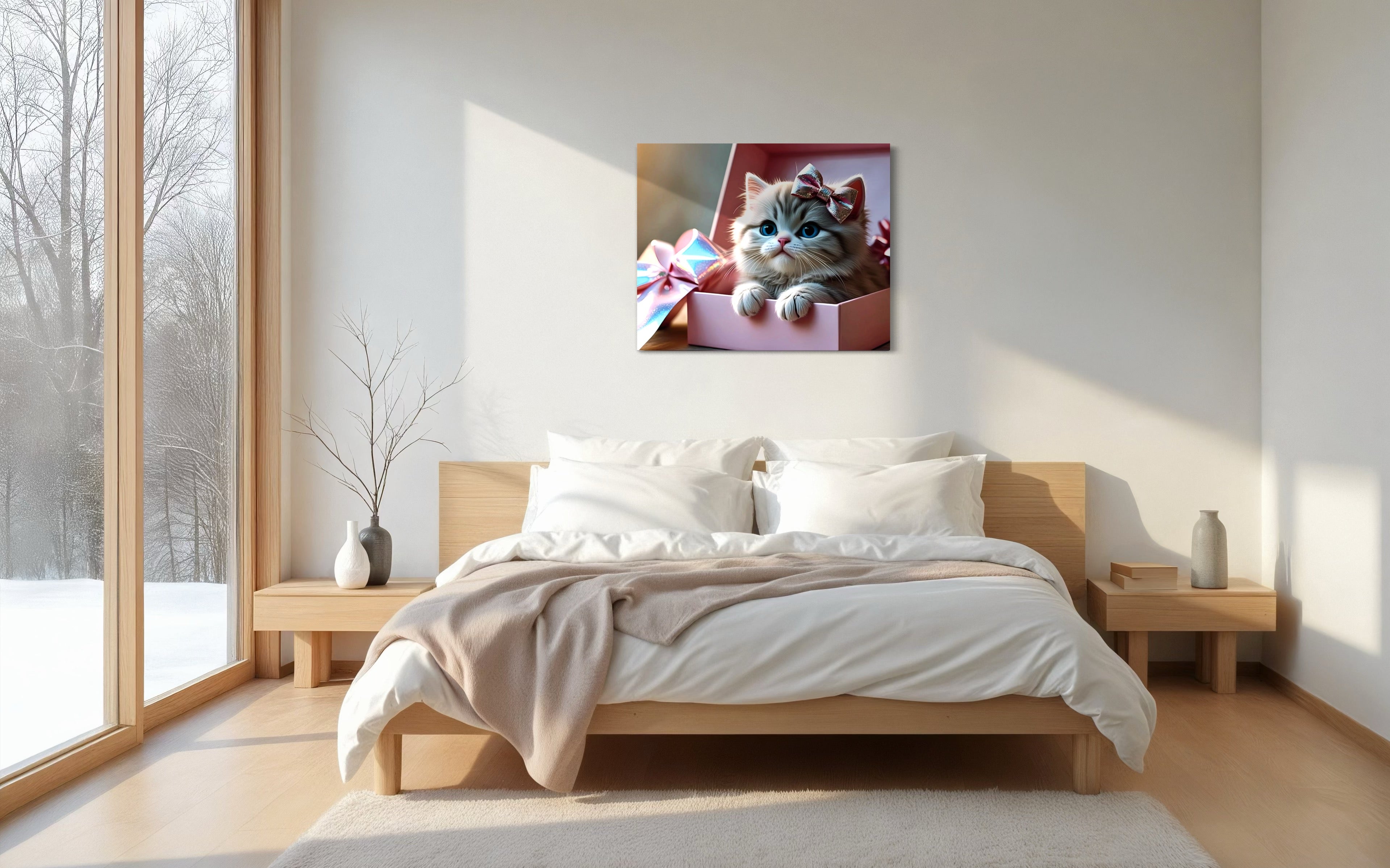 Surprise Kitten Museum Print