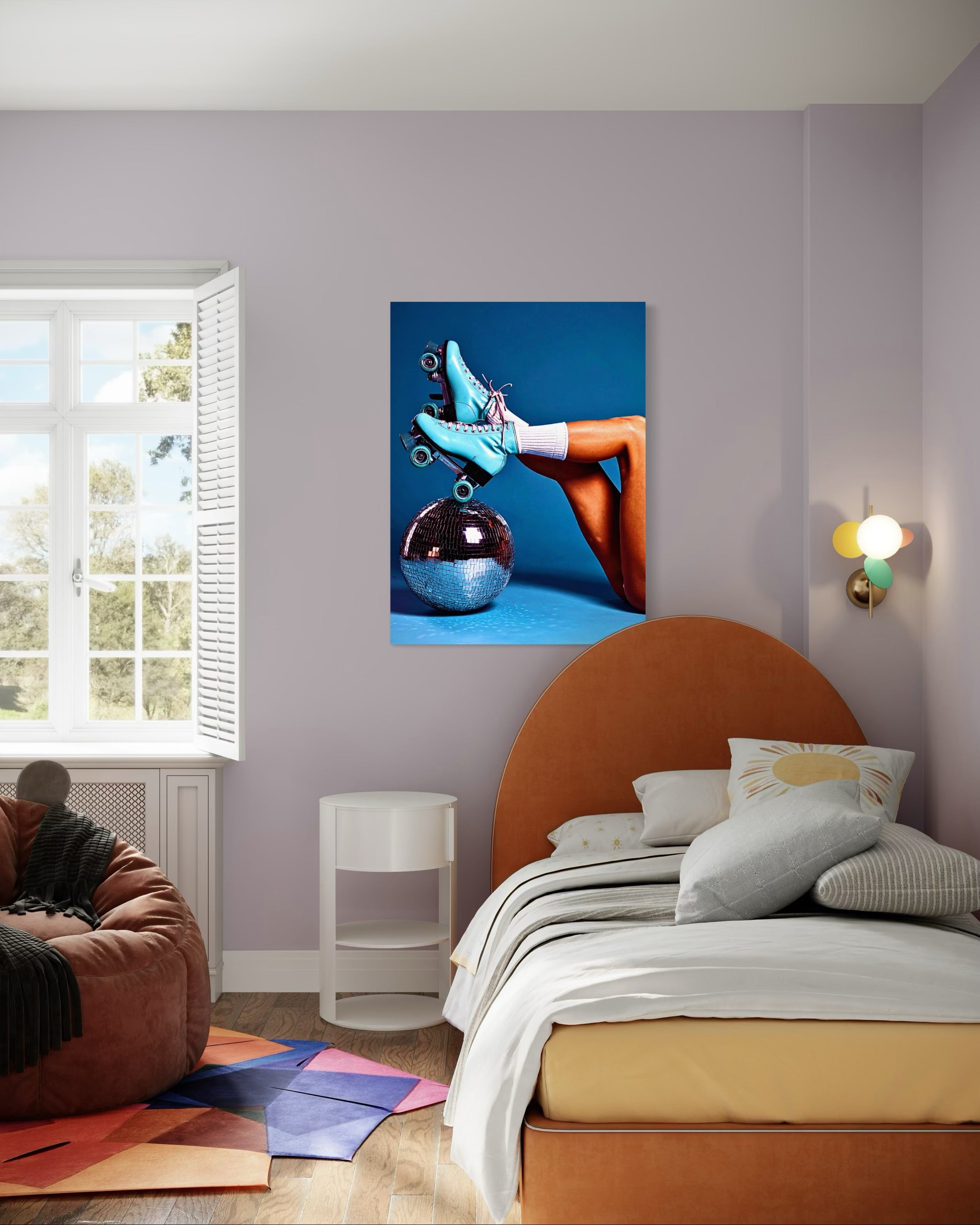 Retro Roller Skates Museum Print