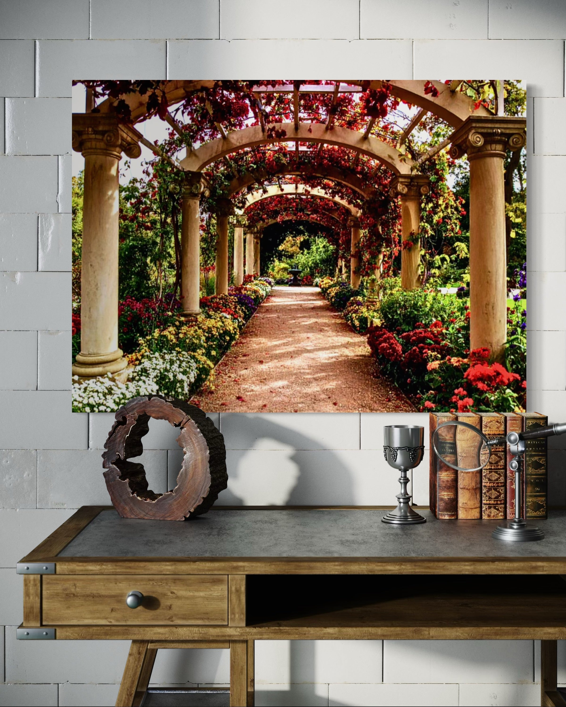 Autumn Botanical Garden Day Museum Print