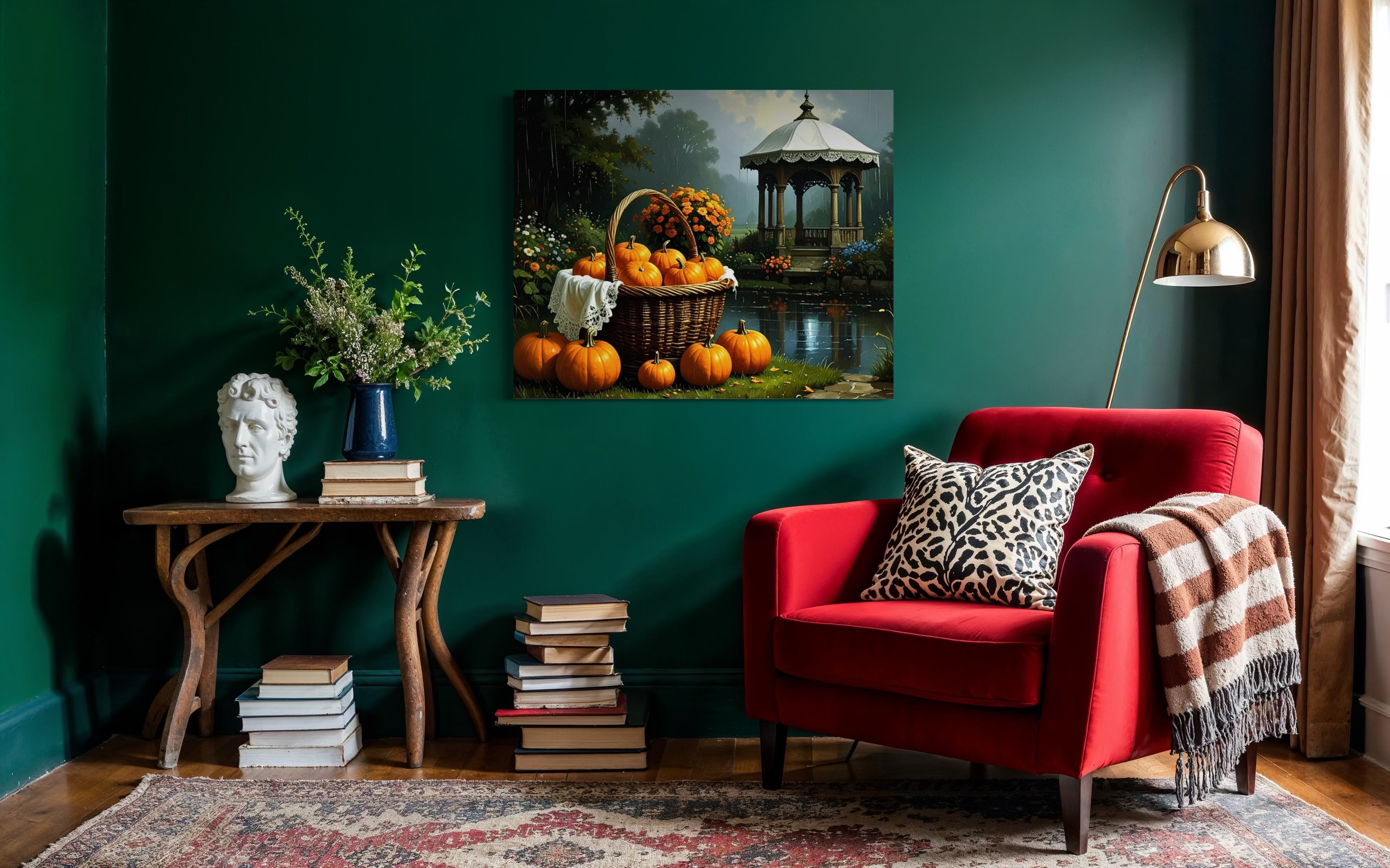 Pumpkin Basket and Gazebo