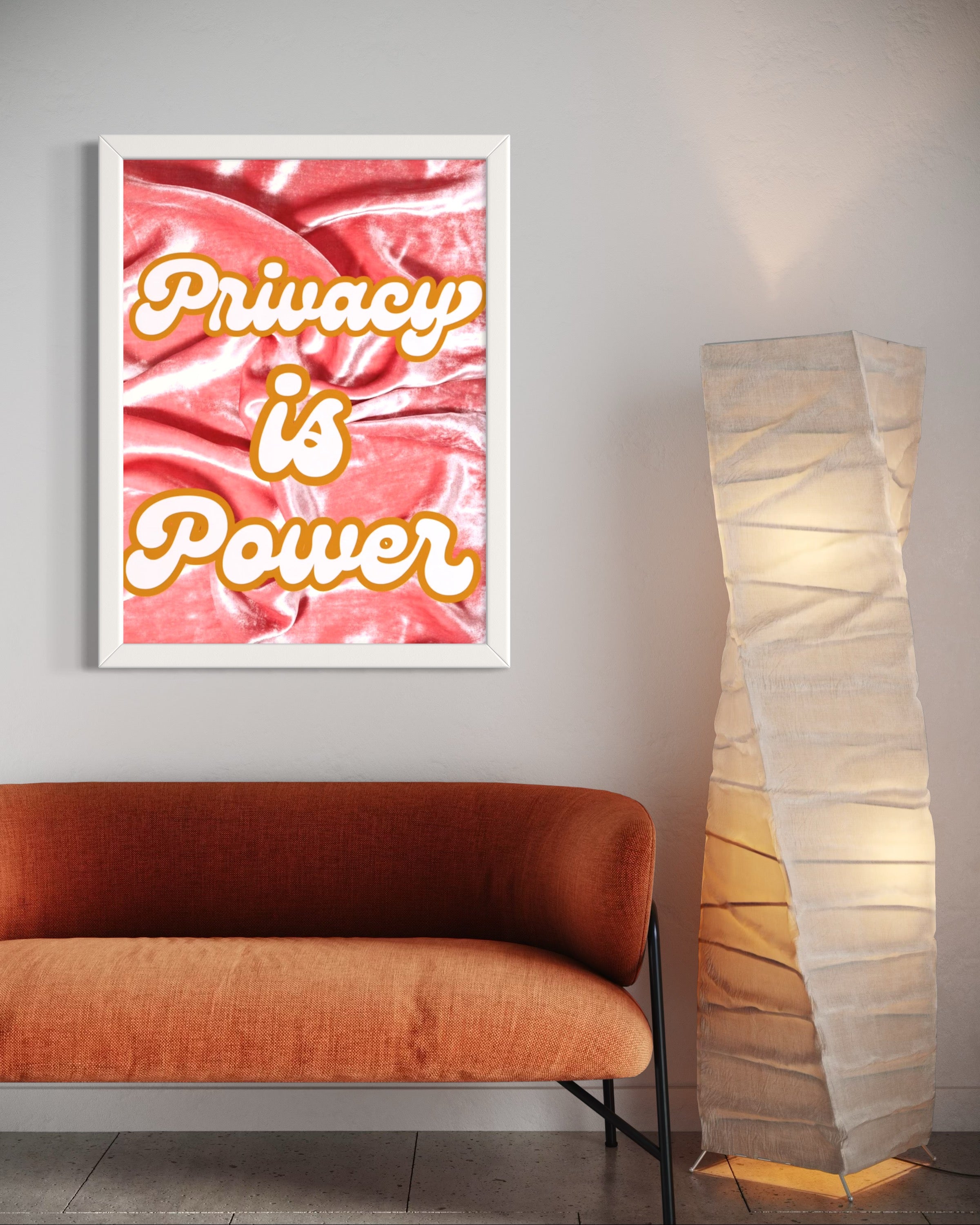 Privacy is power Poster