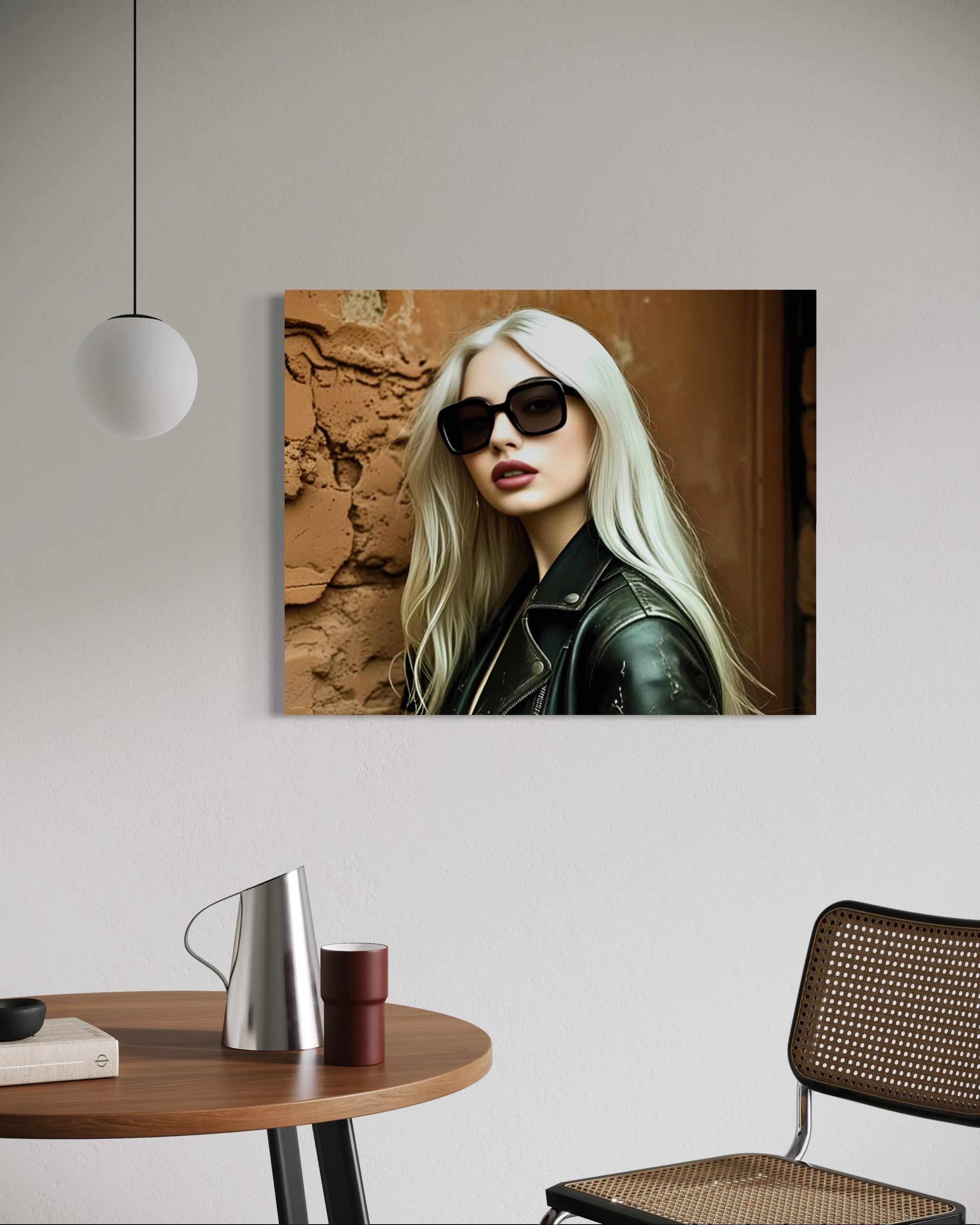 Leather Jacket Clay Wall - Blonde