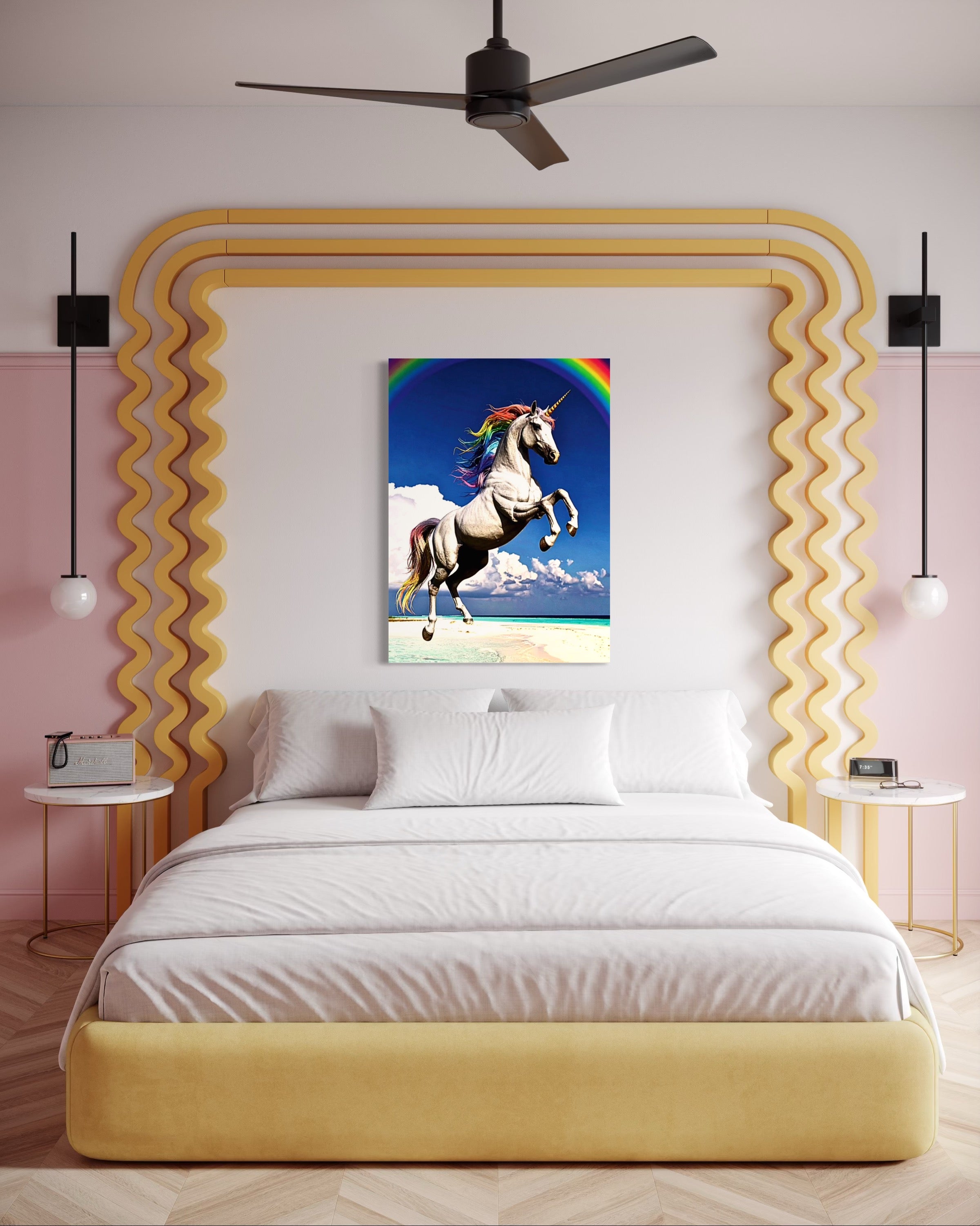 Unicorn on the Beach