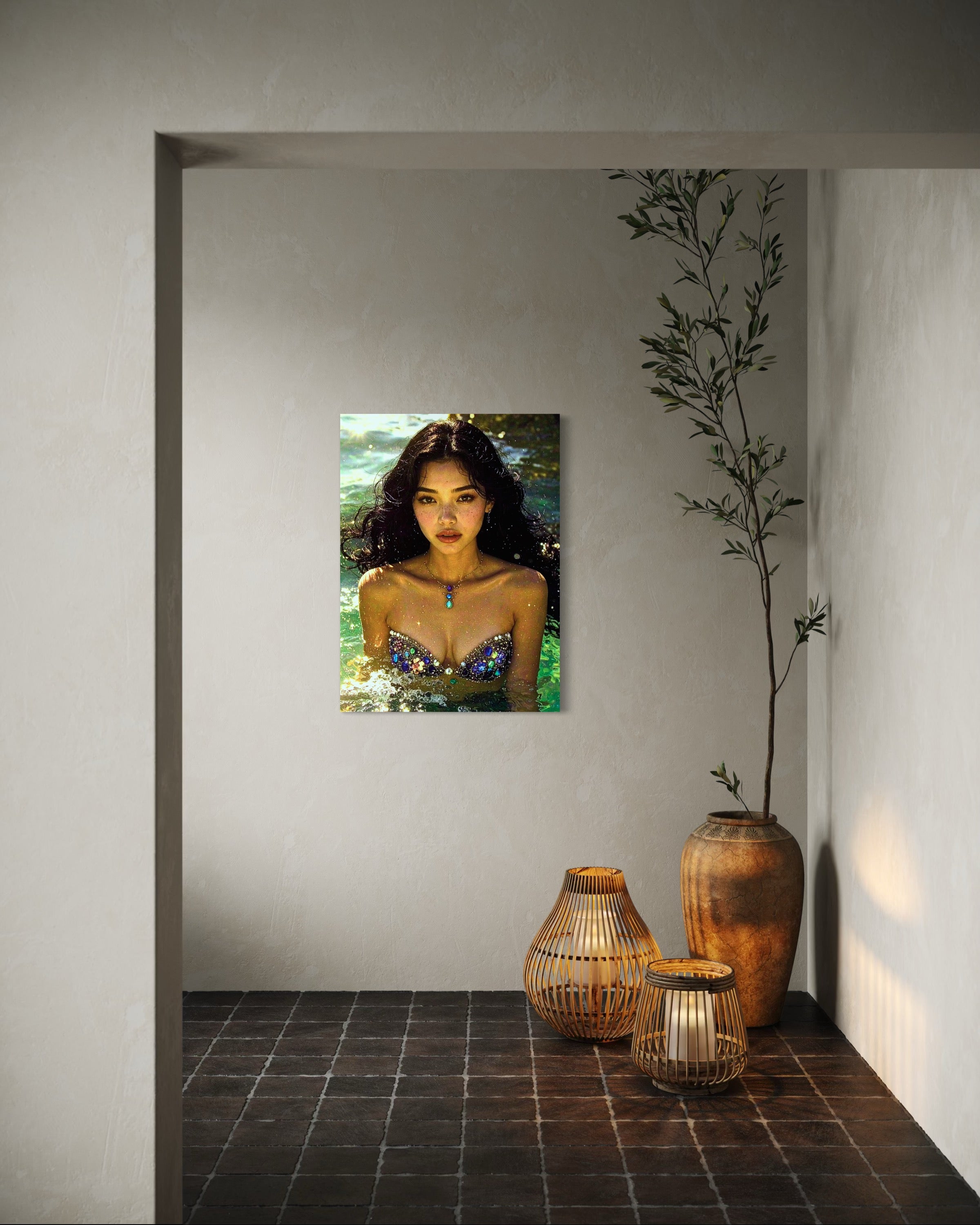 Seraphina Siren of Anse dArgent, Seychelles Museum Print