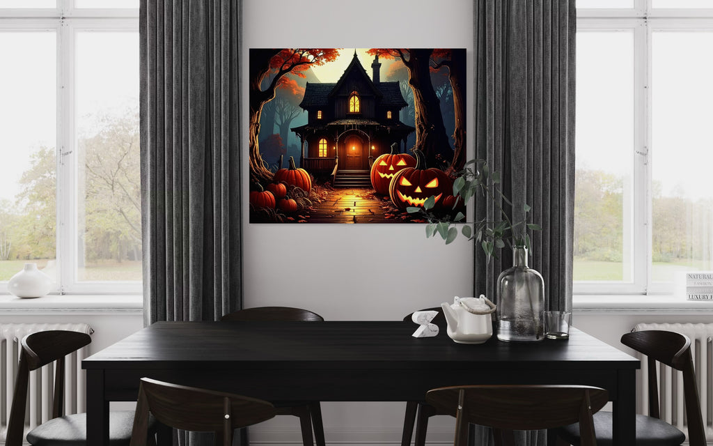 Halloween House Porch