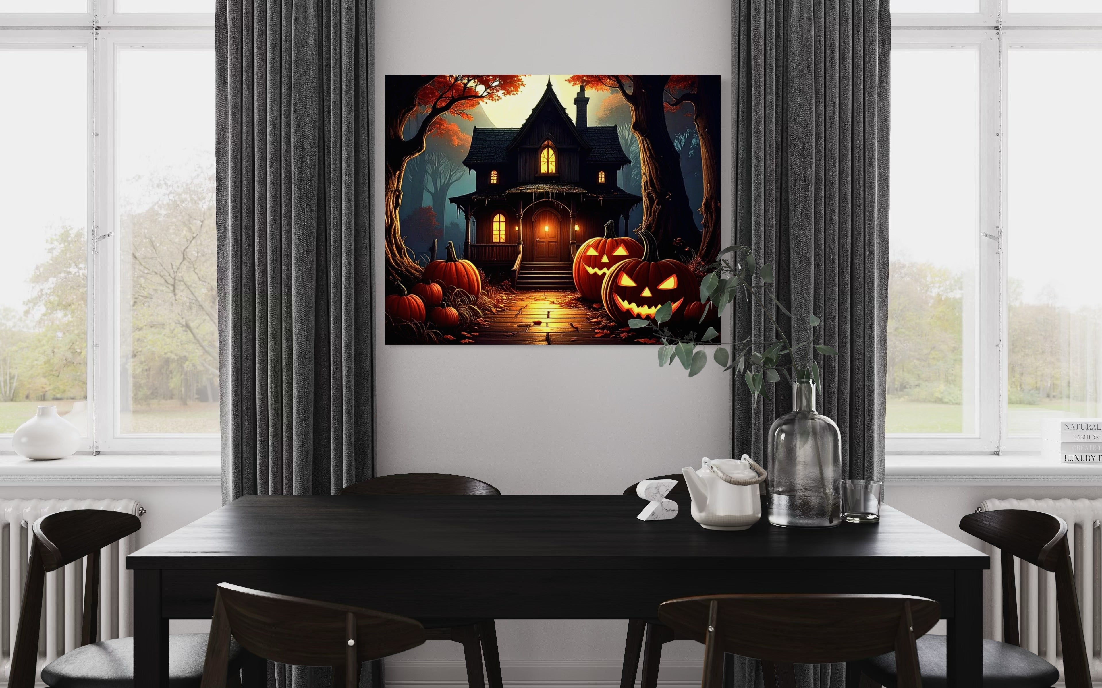 Halloween House Porch