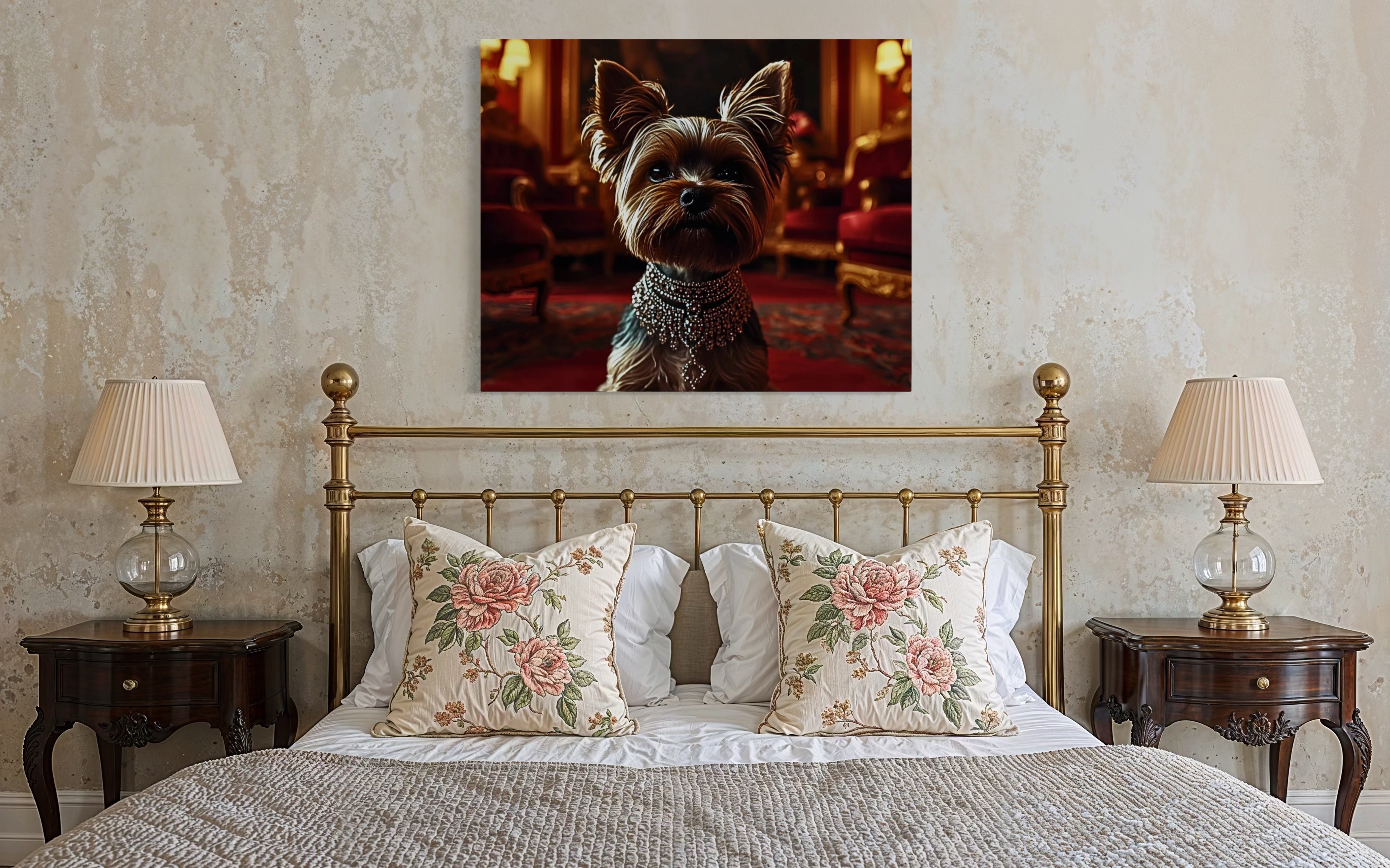 Victorian Royal Yorkie Portrait