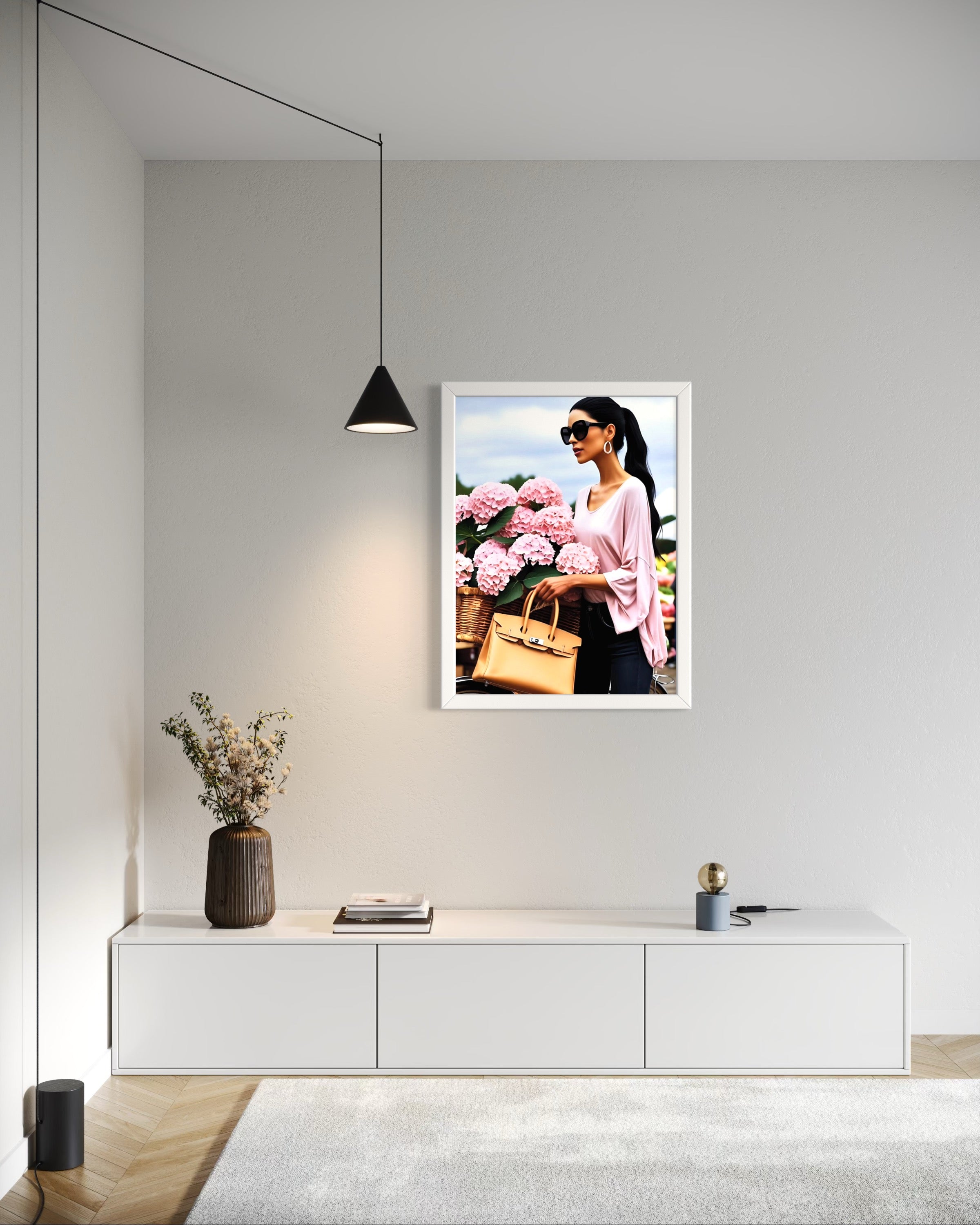 Farmer's Market Flowers Museum Print