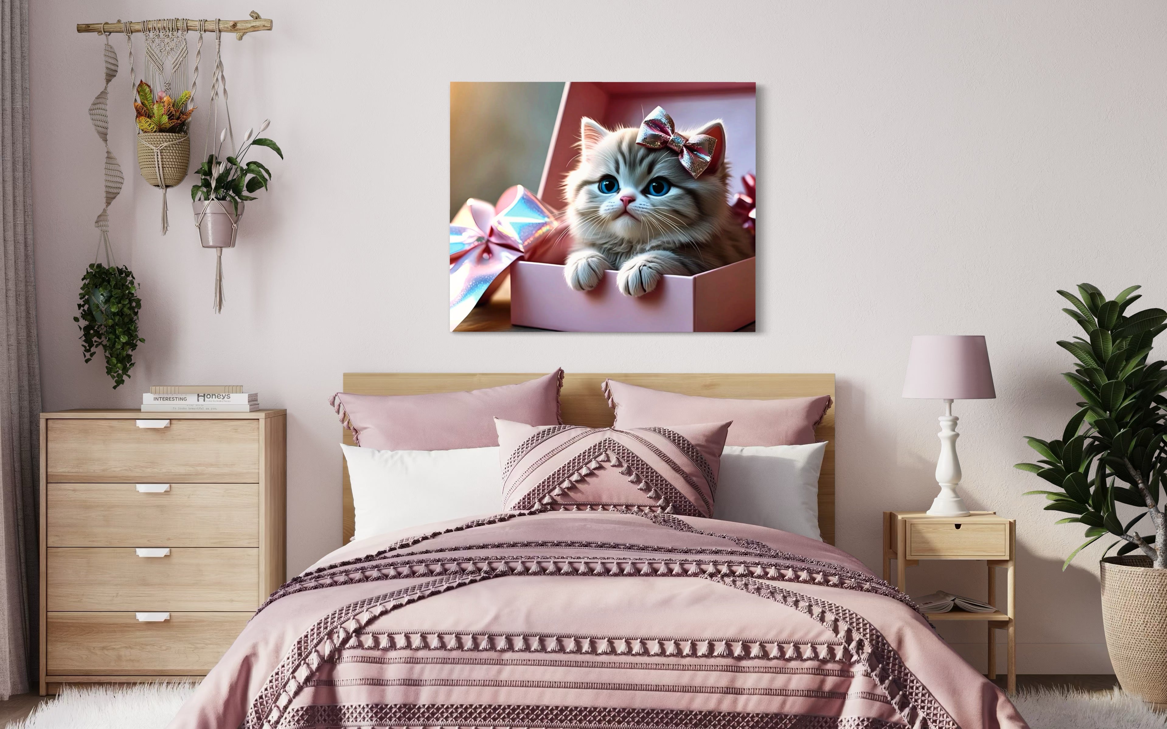 Surprise Kitten Museum Print