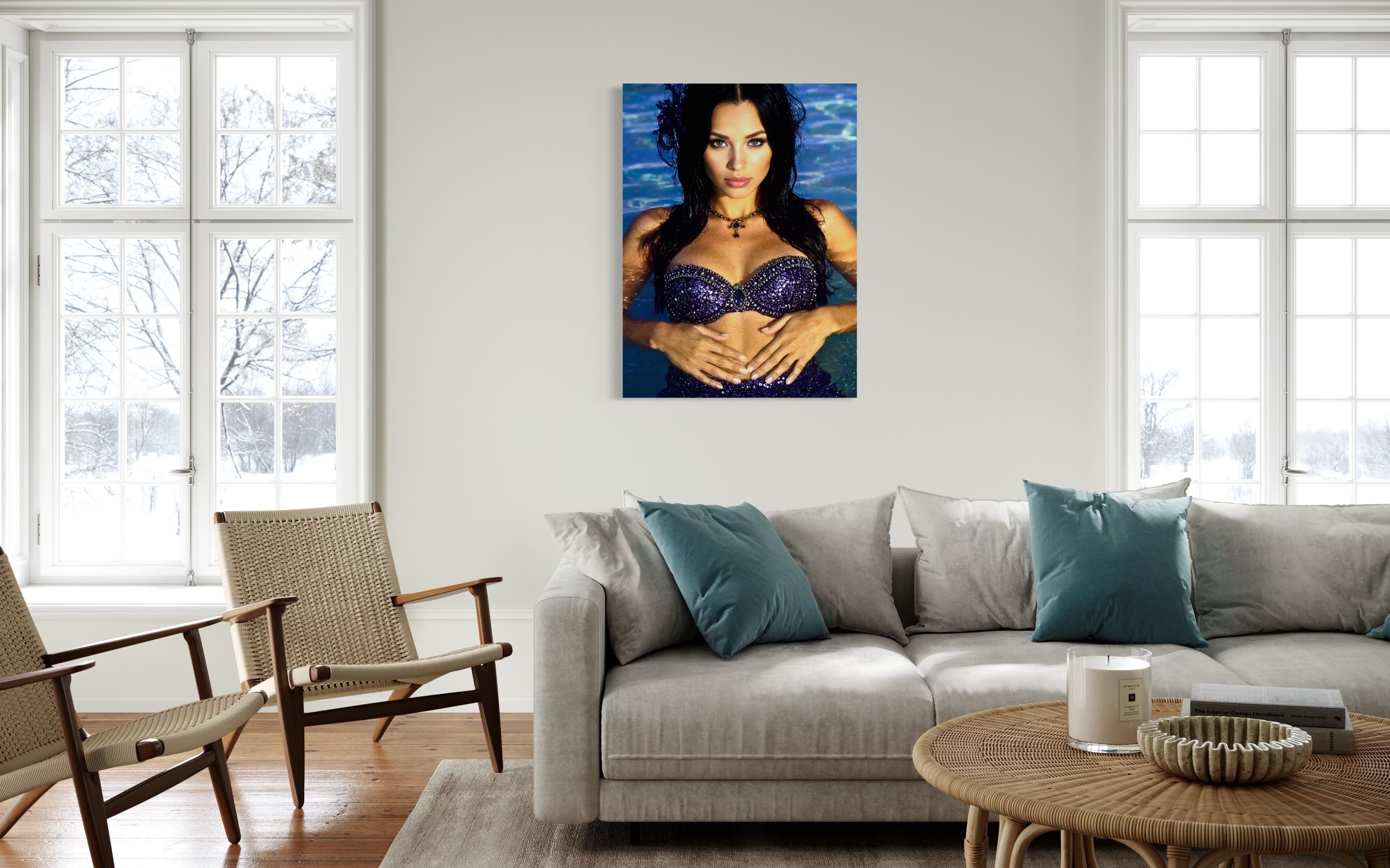 Evangeline Siren of Thames River Museum Print