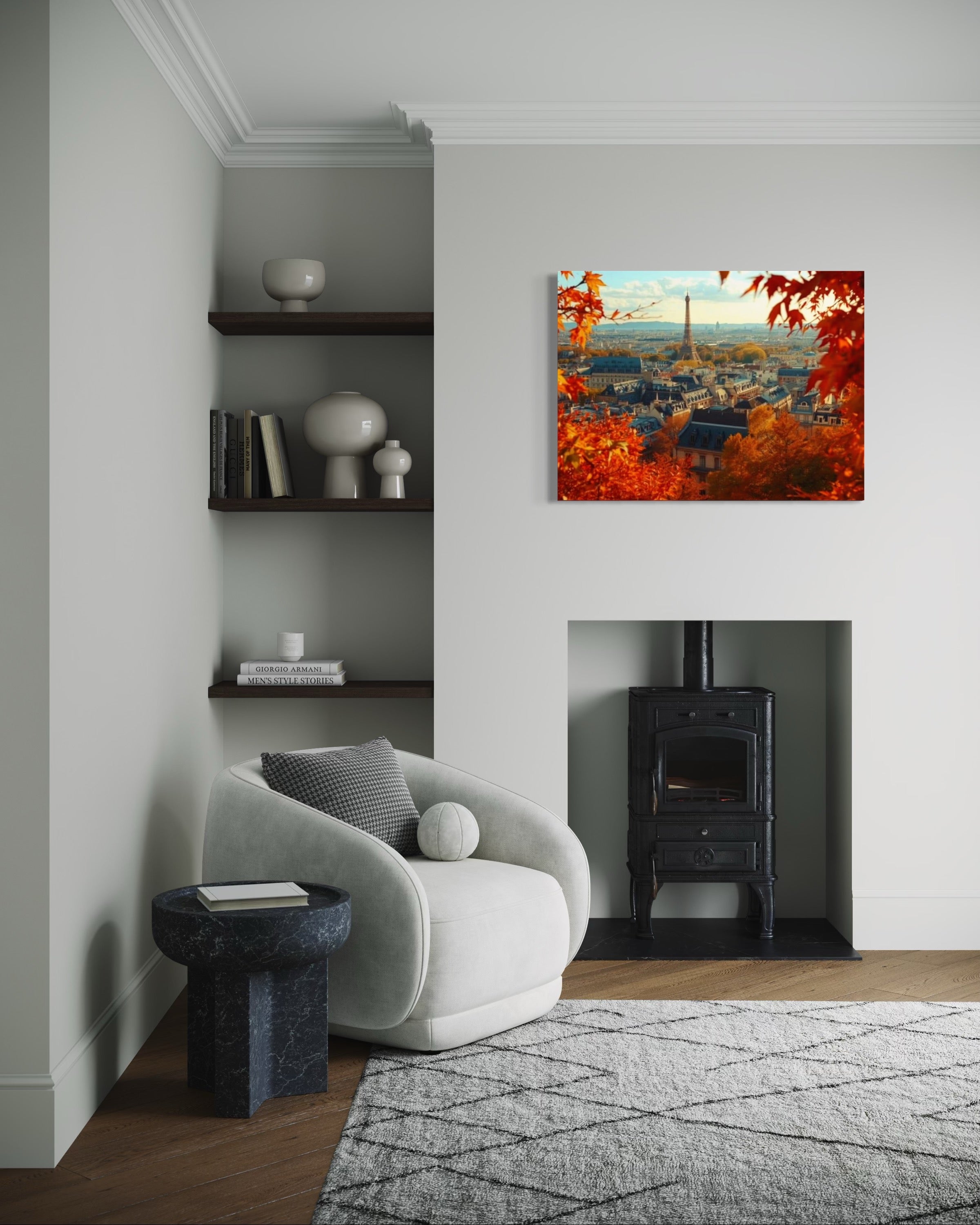Autumn in Paris Museum Print