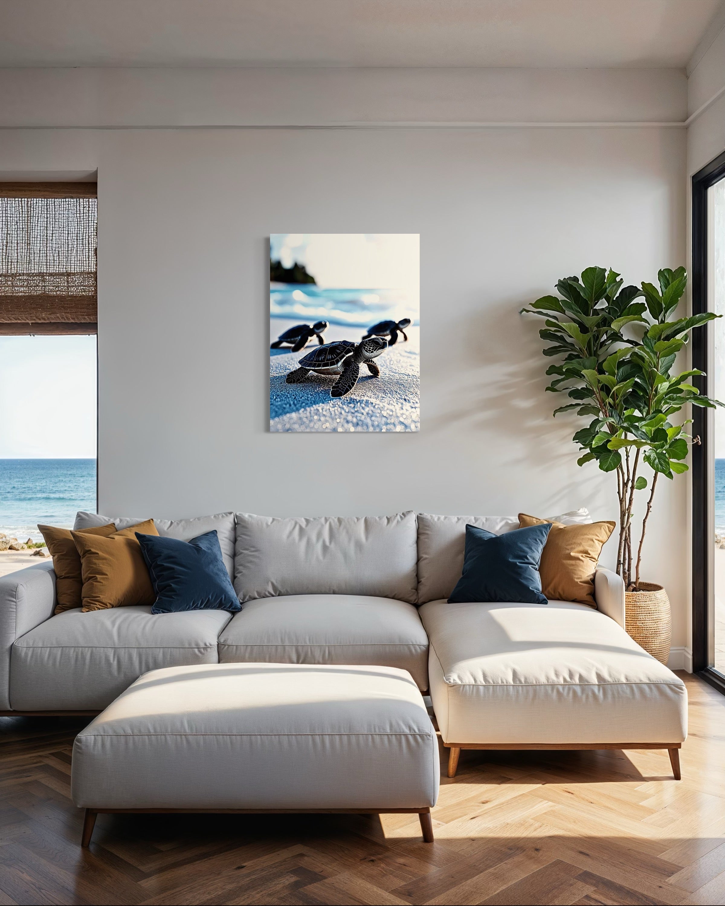 Baby Sea Turtles Museum Print
