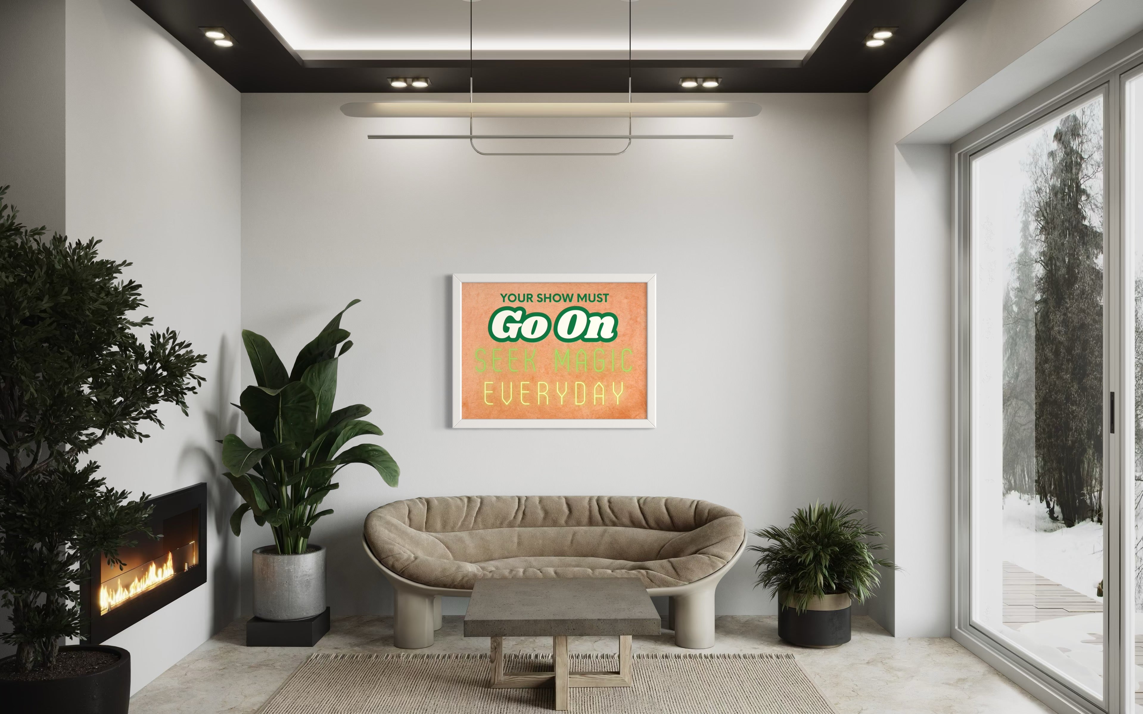 Your show must go on Poster