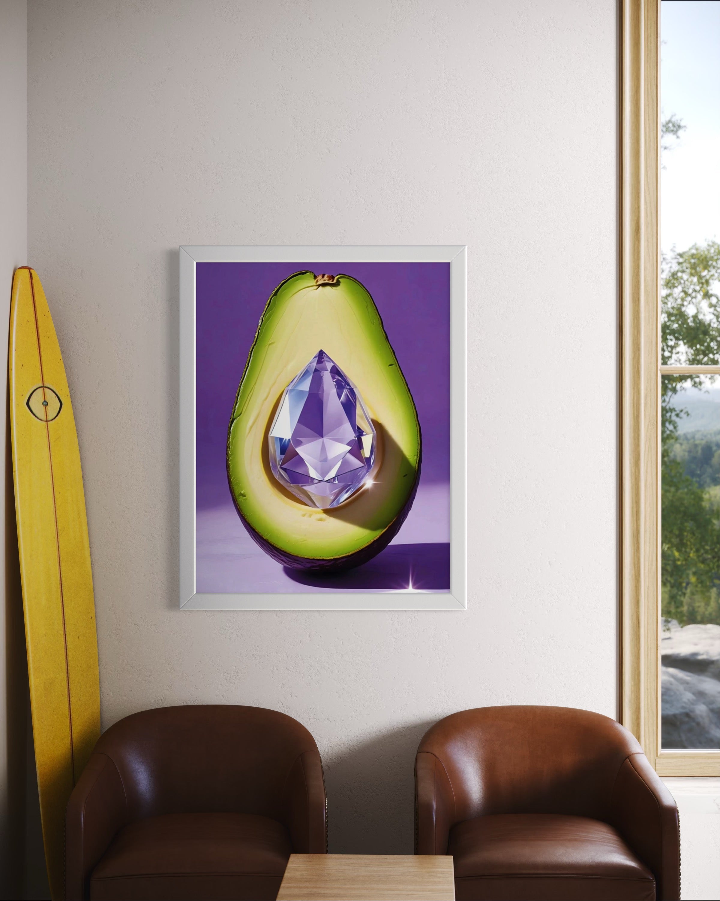 Avocado Gem Museum Print