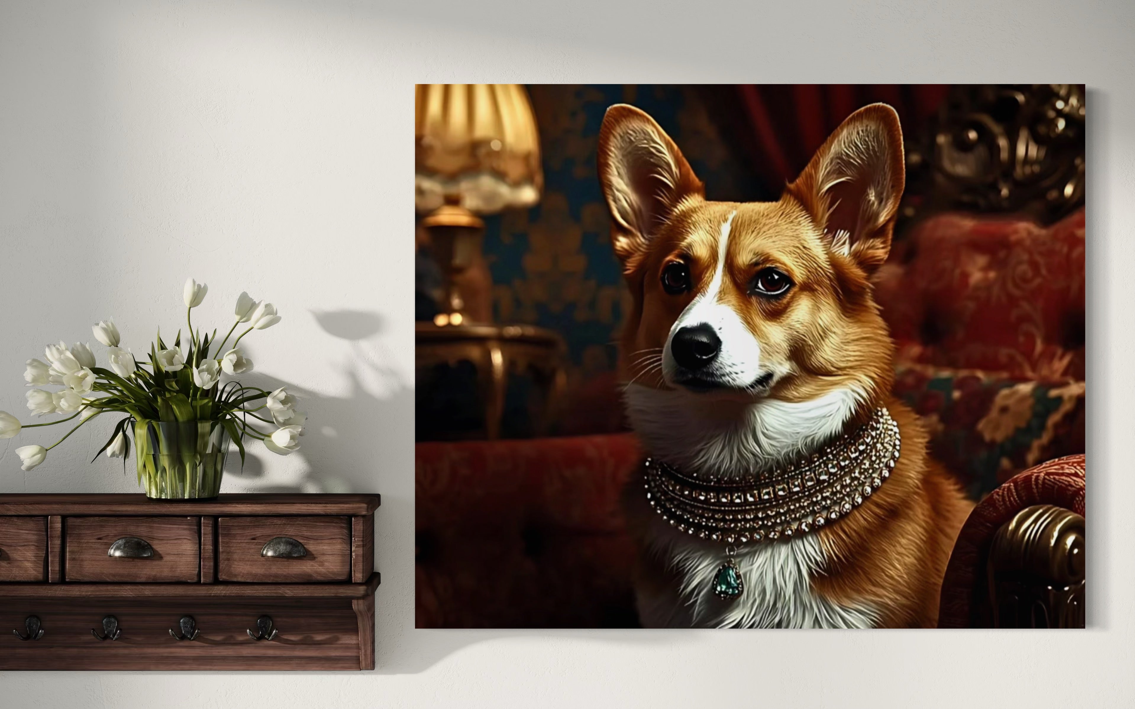 Victorian Royal Korgi Portrait