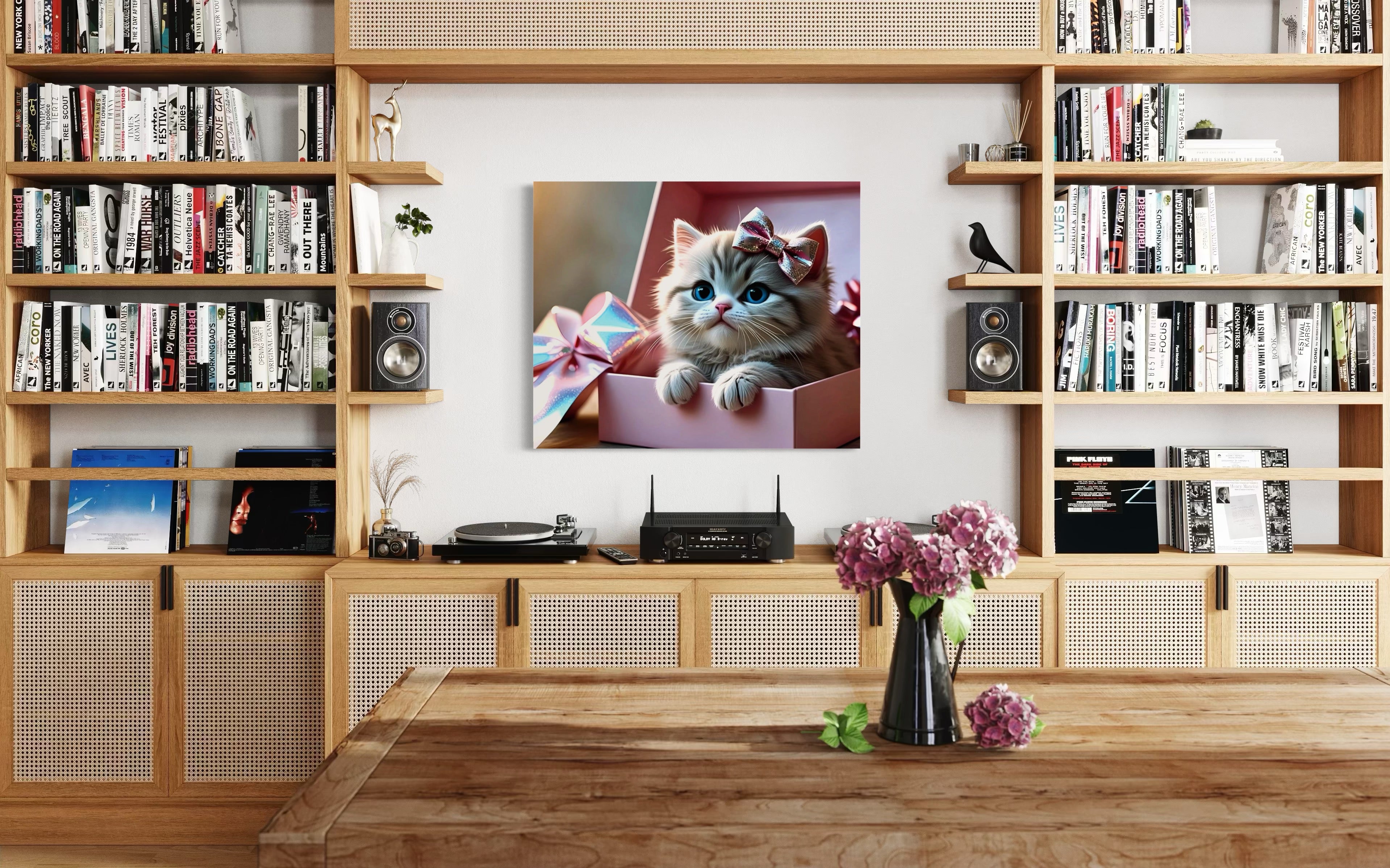 Surprise Kitten Museum Print