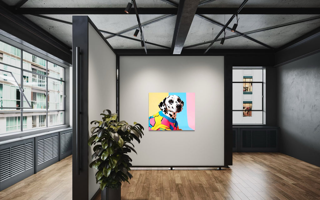 Retro Dalmatian Museum Print