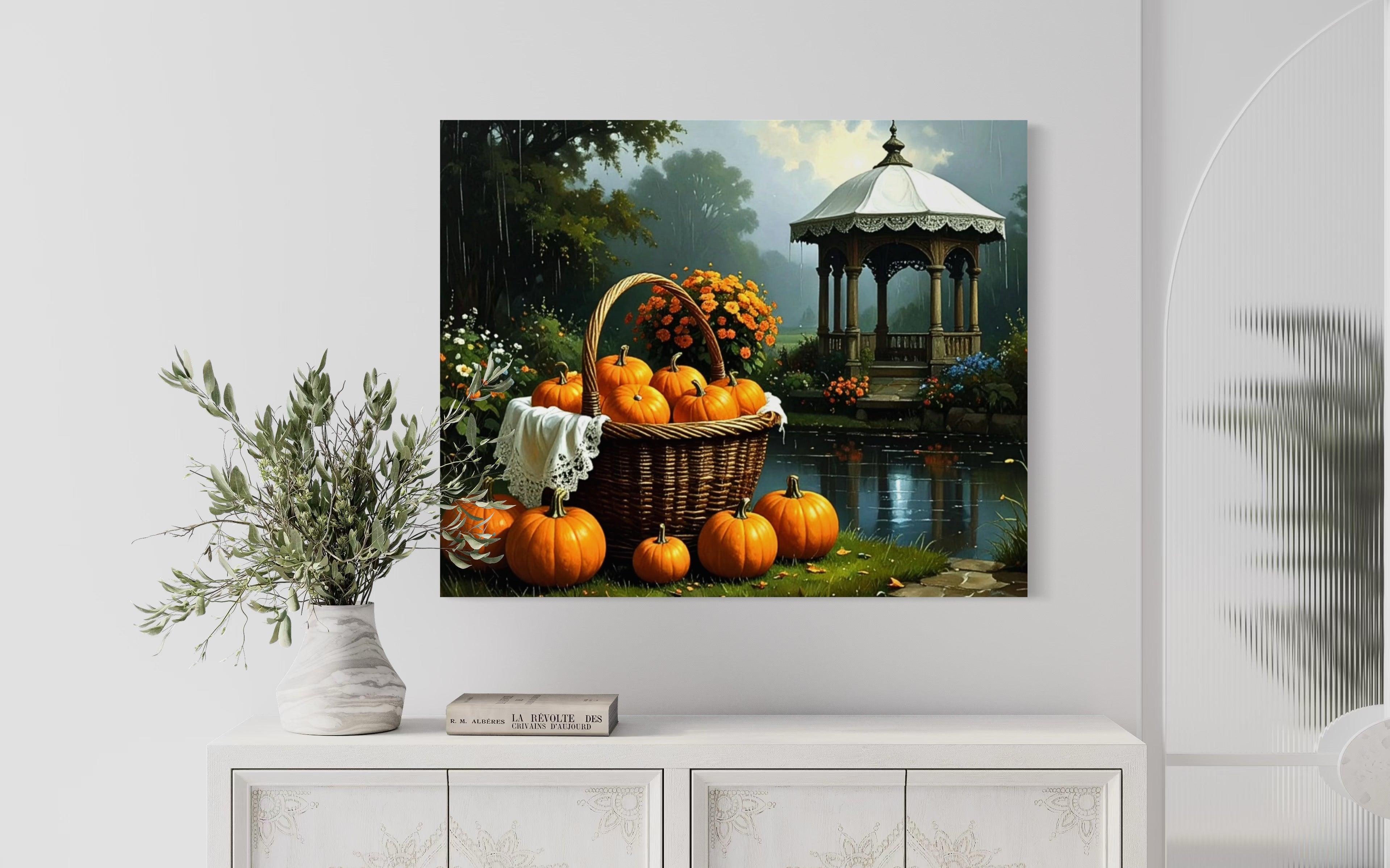 Pumpkin Basket and Gazebo