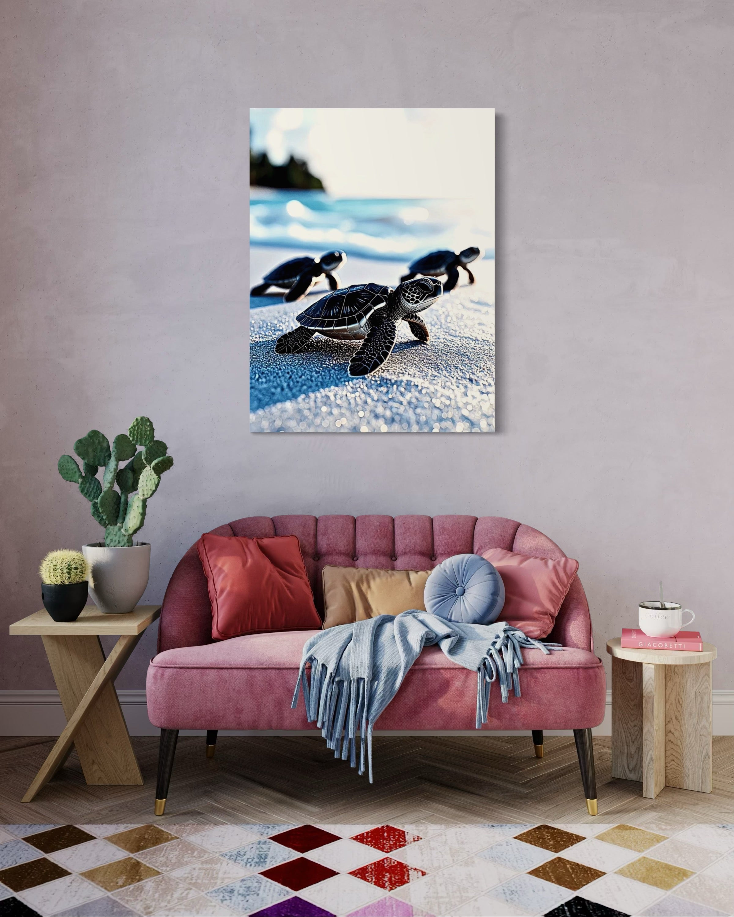Baby Sea Turtles Museum Print