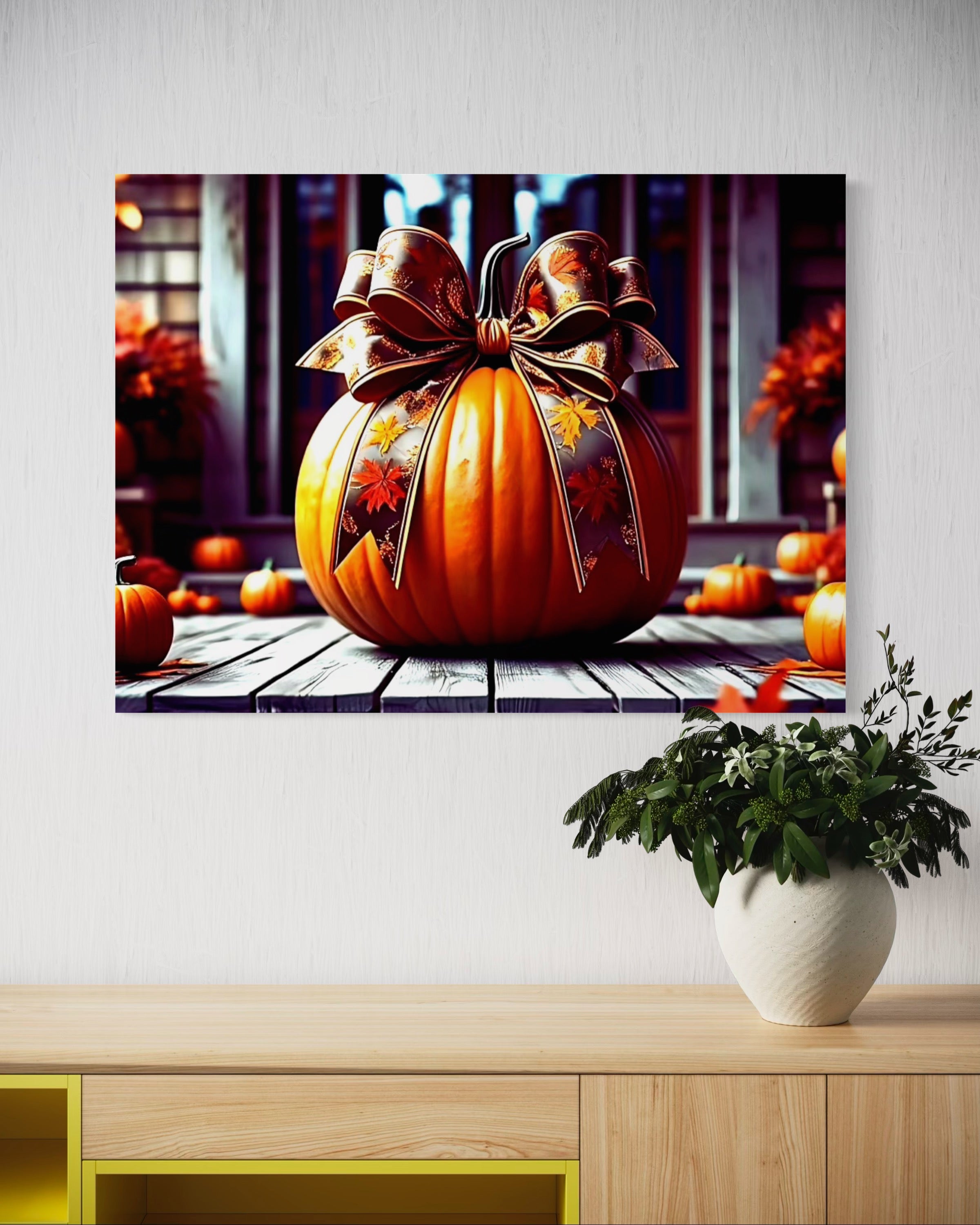 Thanksgiving Porch Pumpkin II