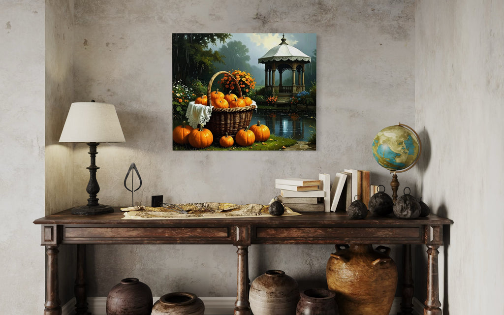 Pumpkin Basket and Gazebo