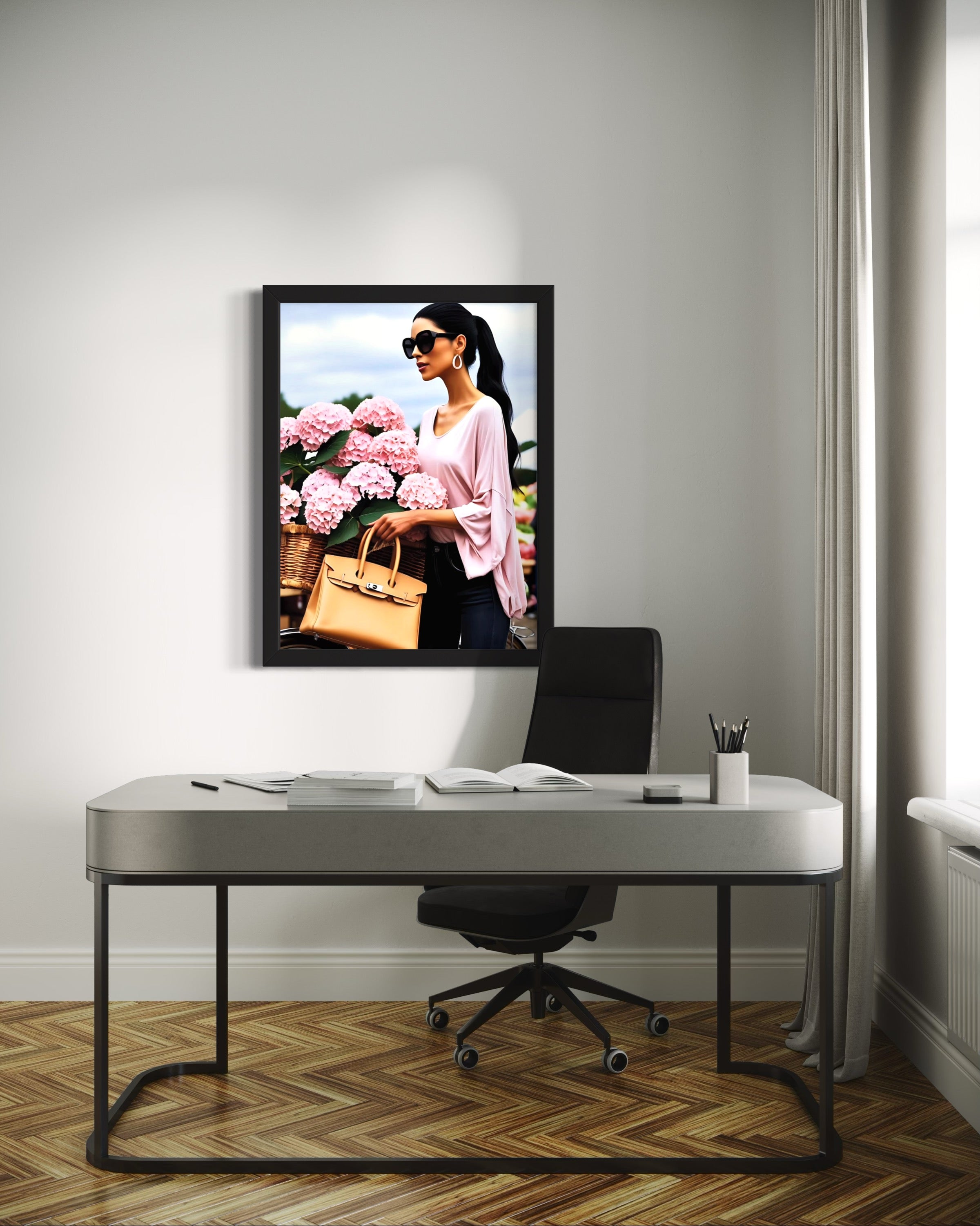 Farmer's Market Flowers Museum Print