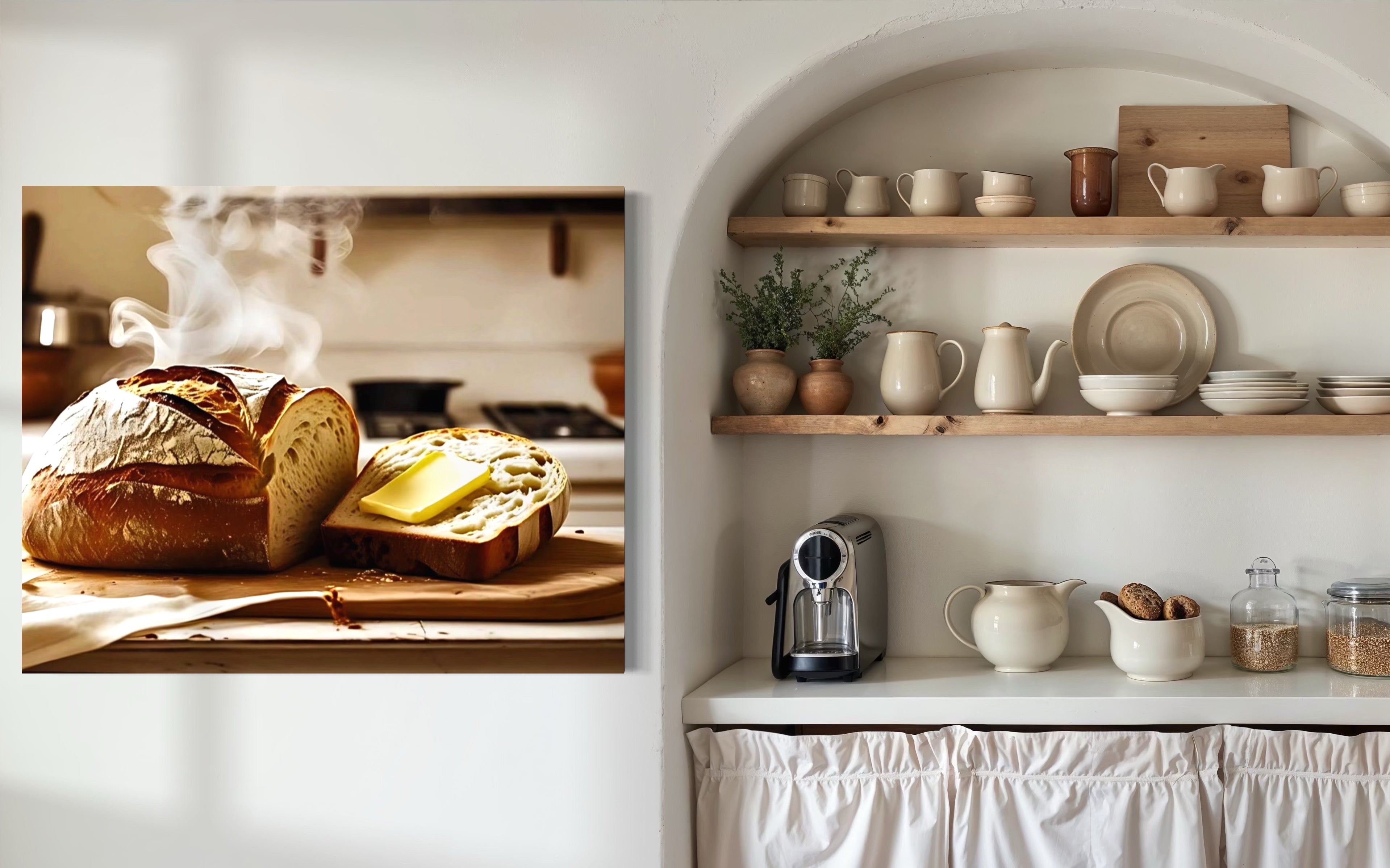Fresh Baked Bread and Butter