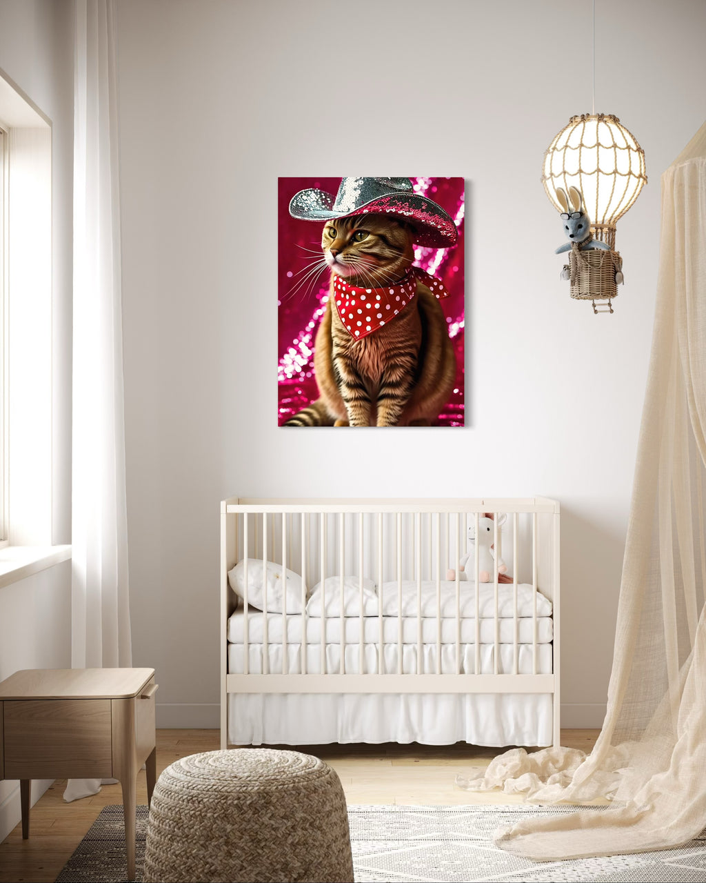 Cat Cowboy Museum Print