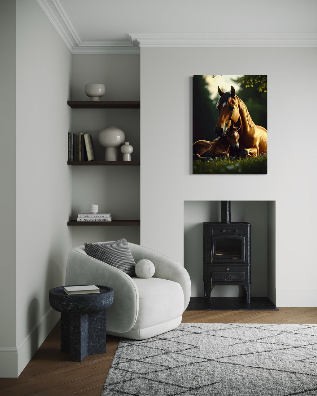 Rest in the Meadow Museum Print