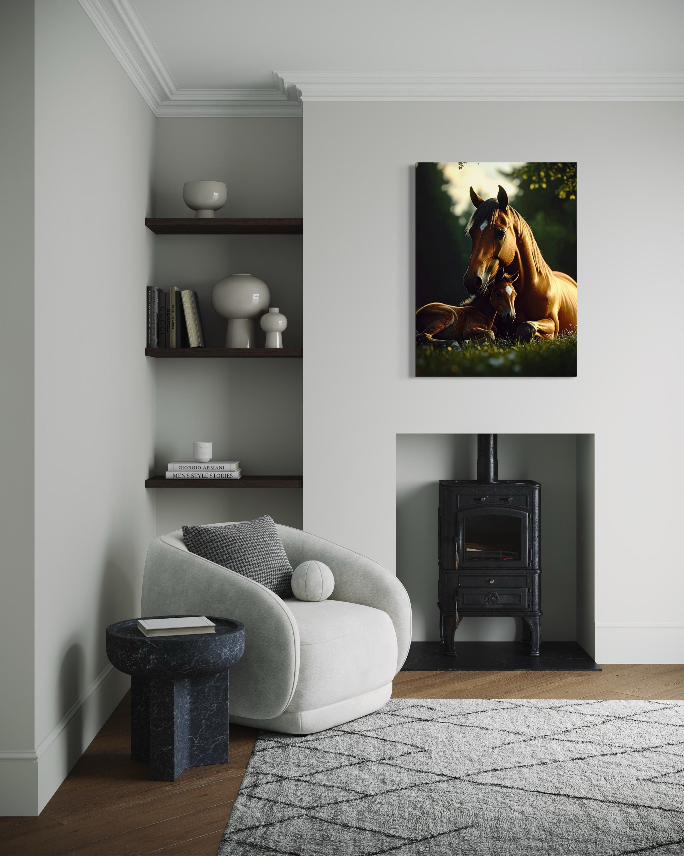 Rest in the Meadow Museum Print