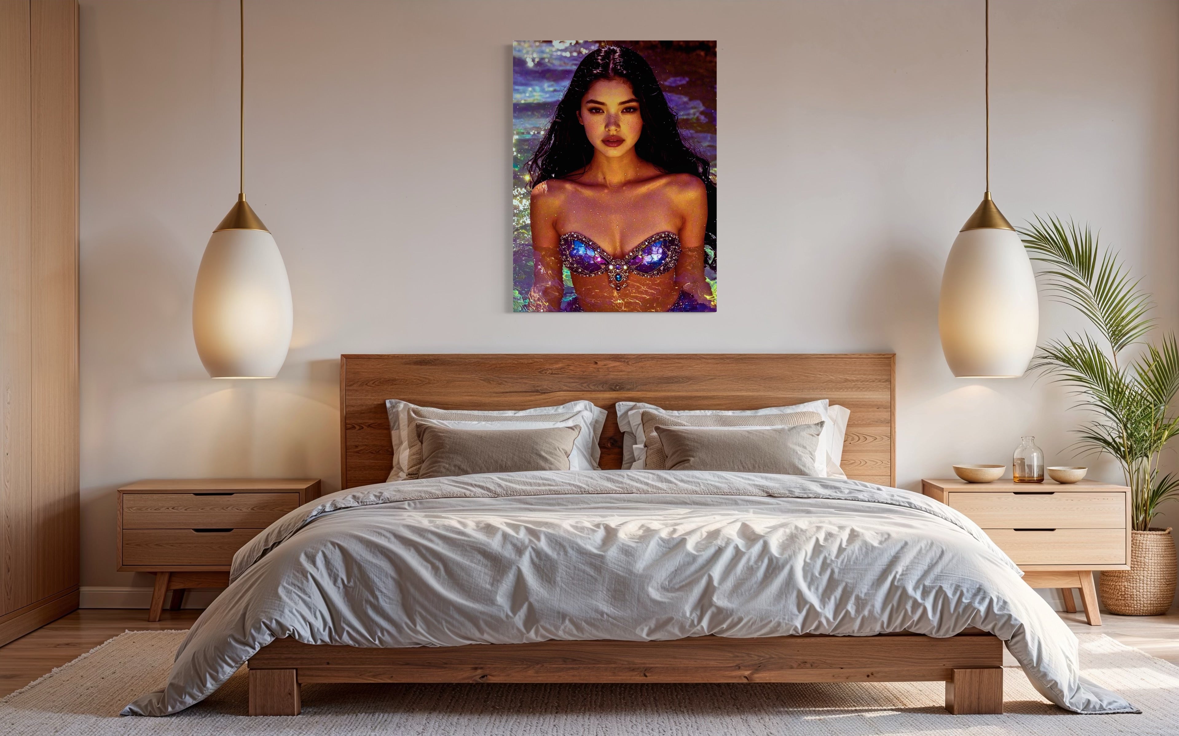 Calypso Siren of Cala Macarella, Spain Museum Print