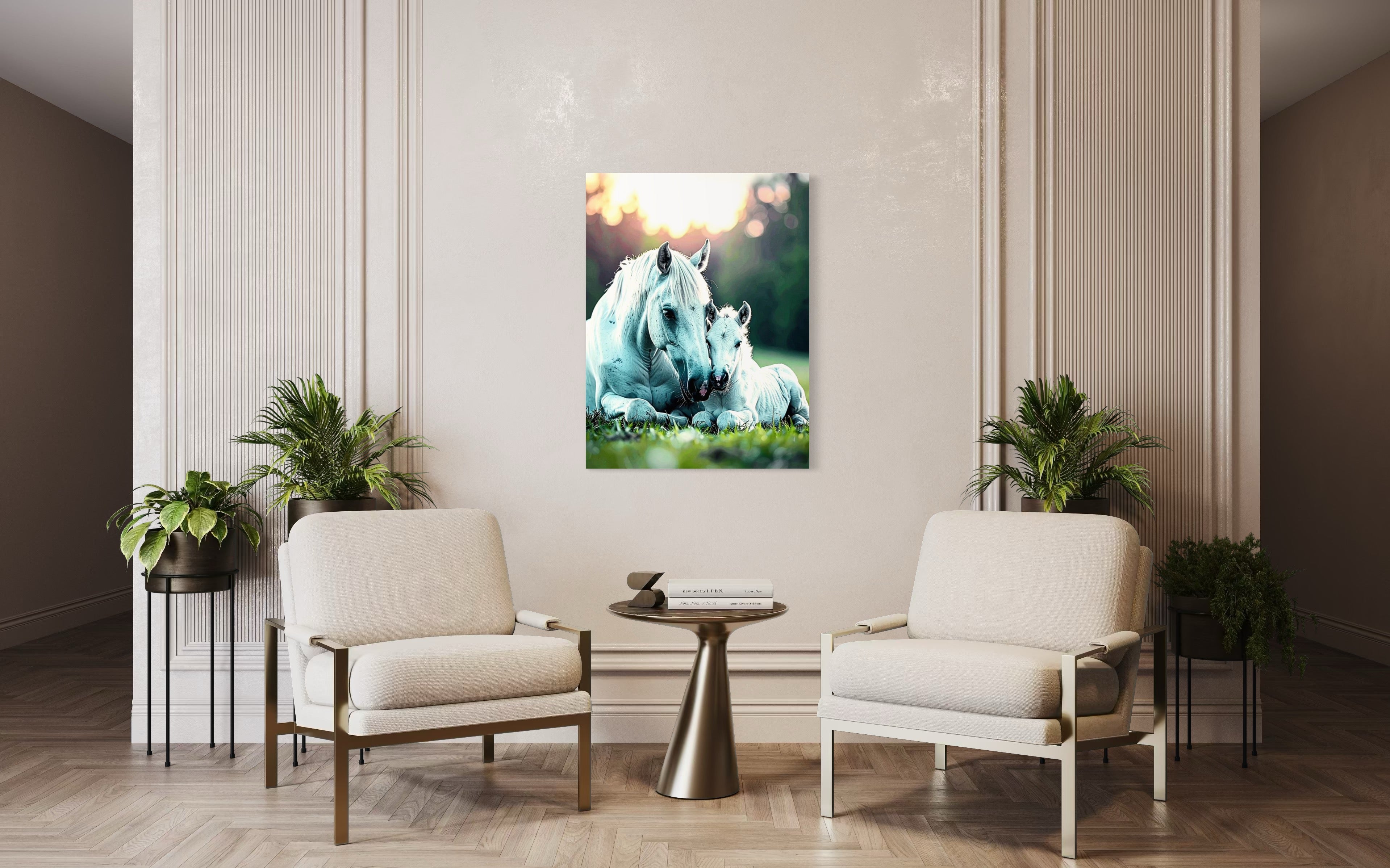 White Horse and Pony Museum Print
