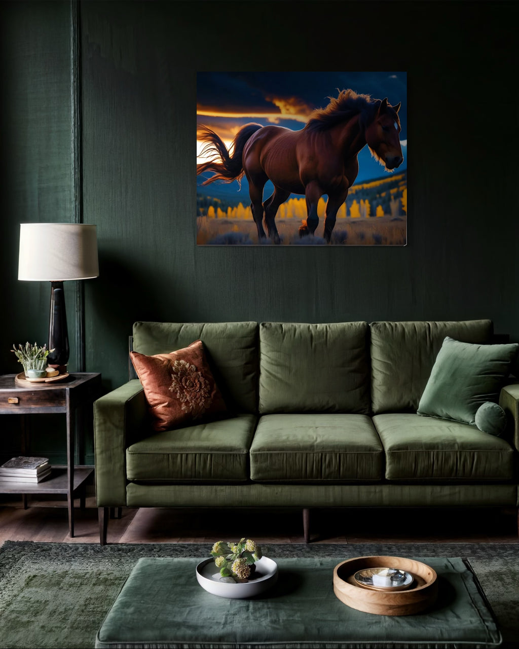 Montana Wild Horse Museum Print