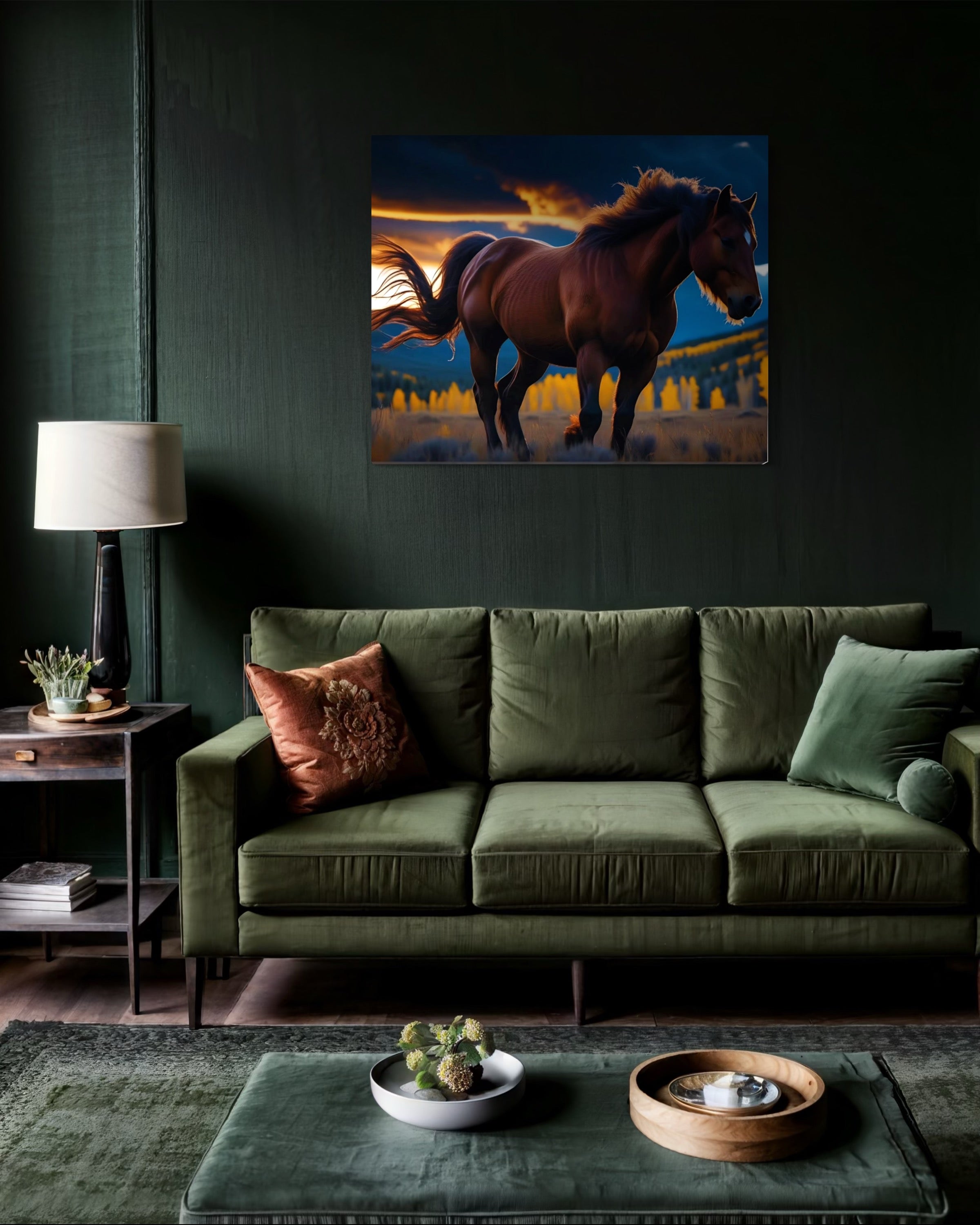 Montana Wild Horse Museum Print