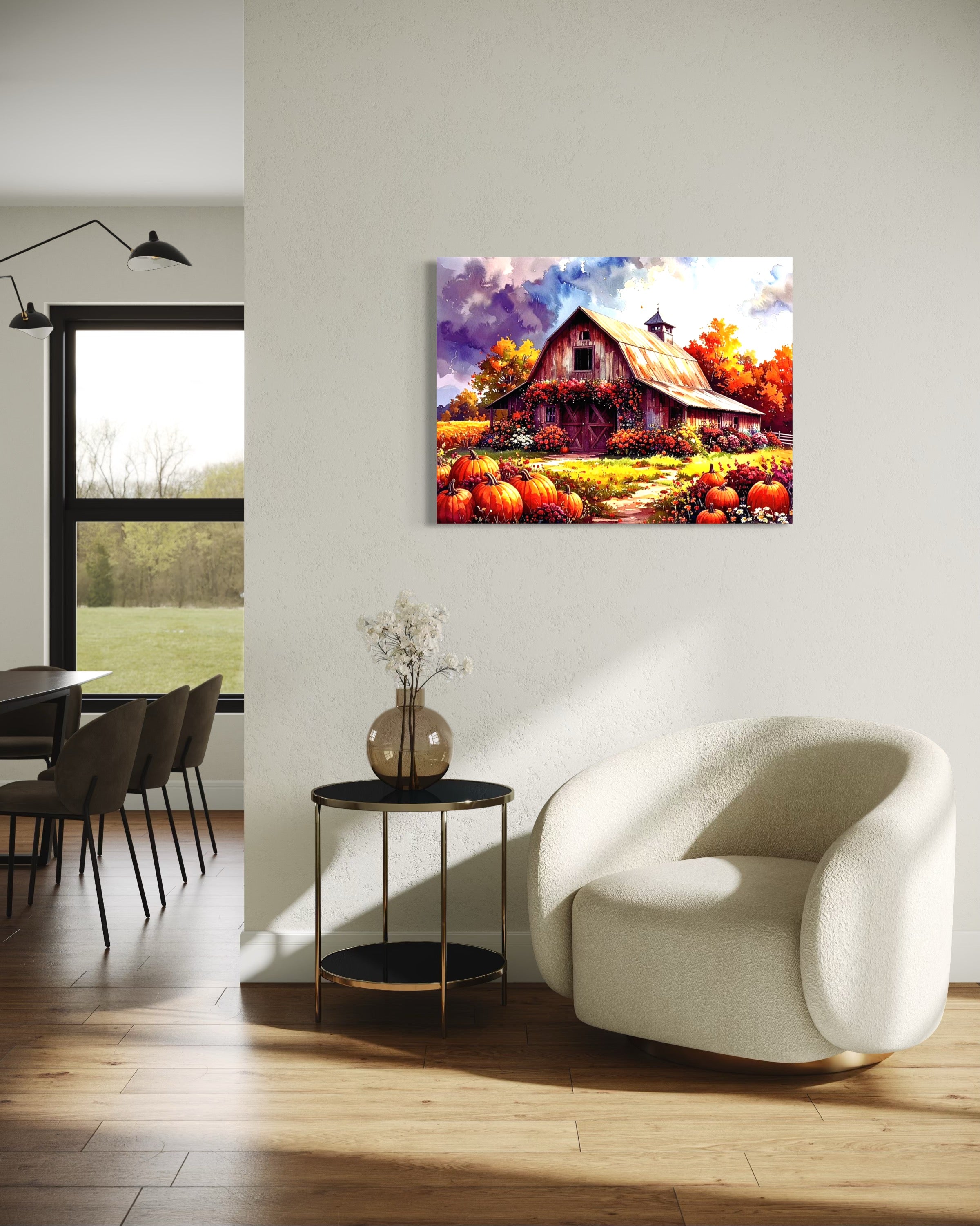 Pumpkin Farm Landscape