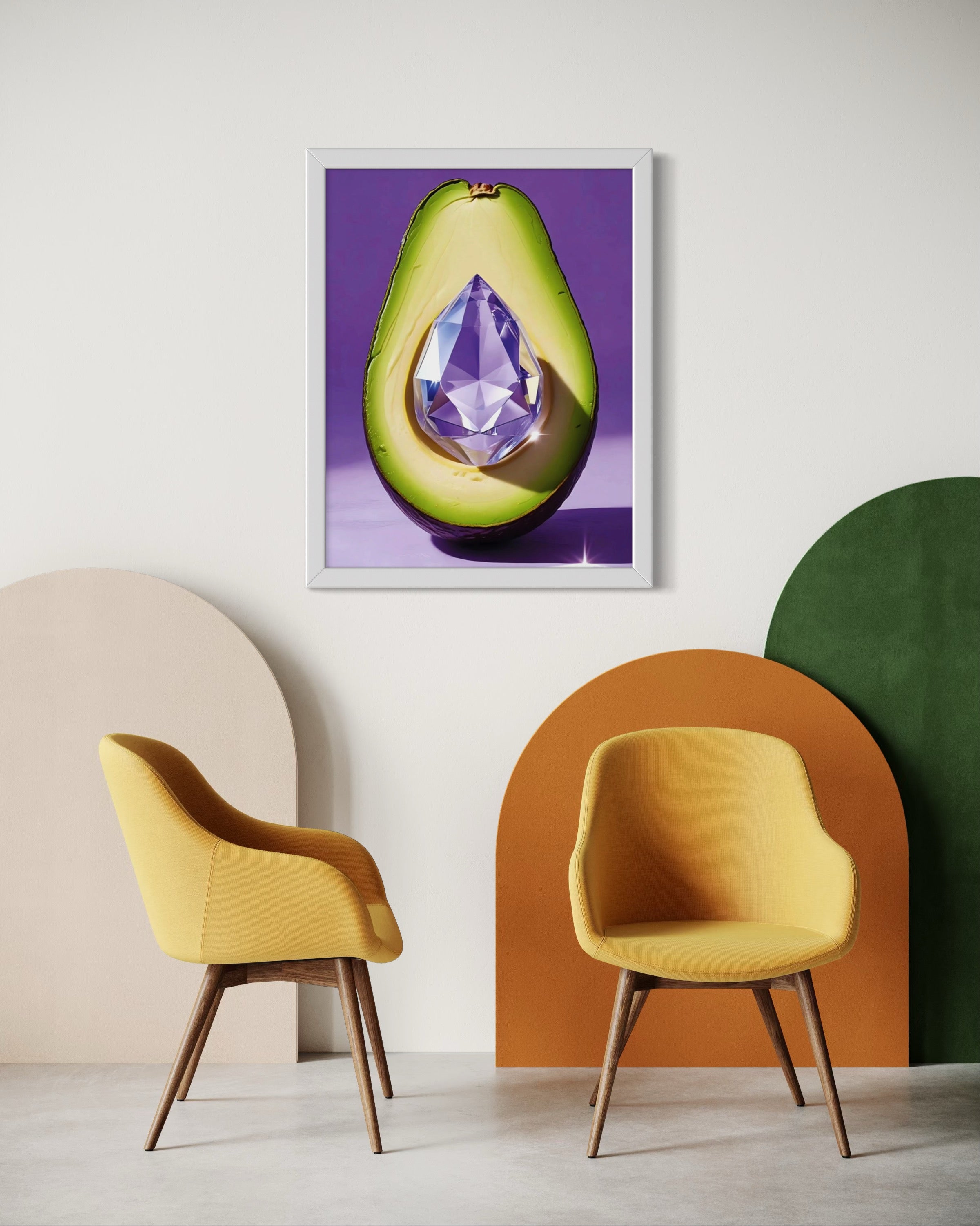 Avocado Gem Museum Print
