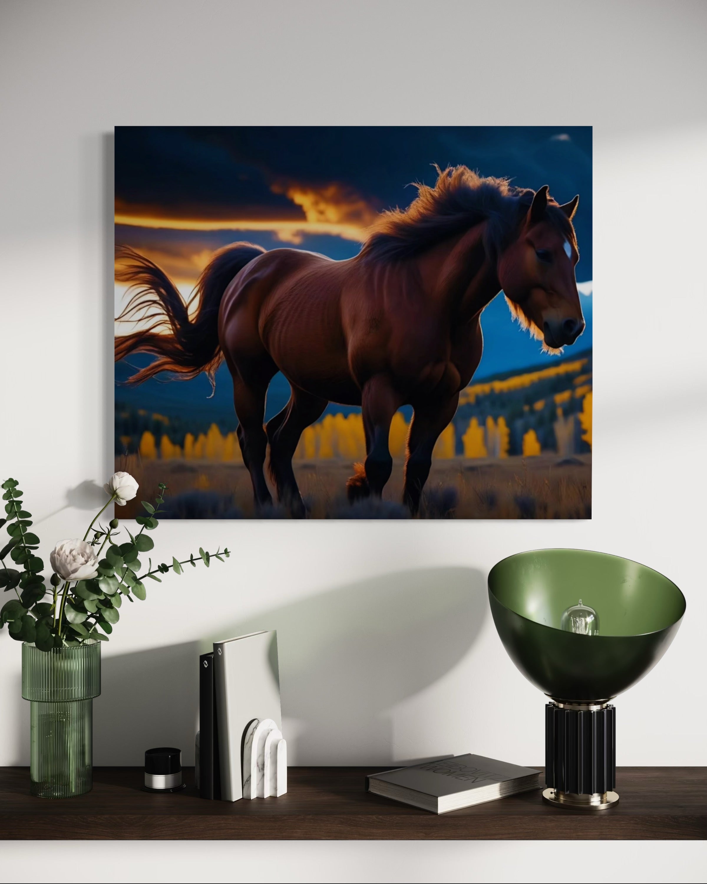 Montana Wild Horse Museum Print