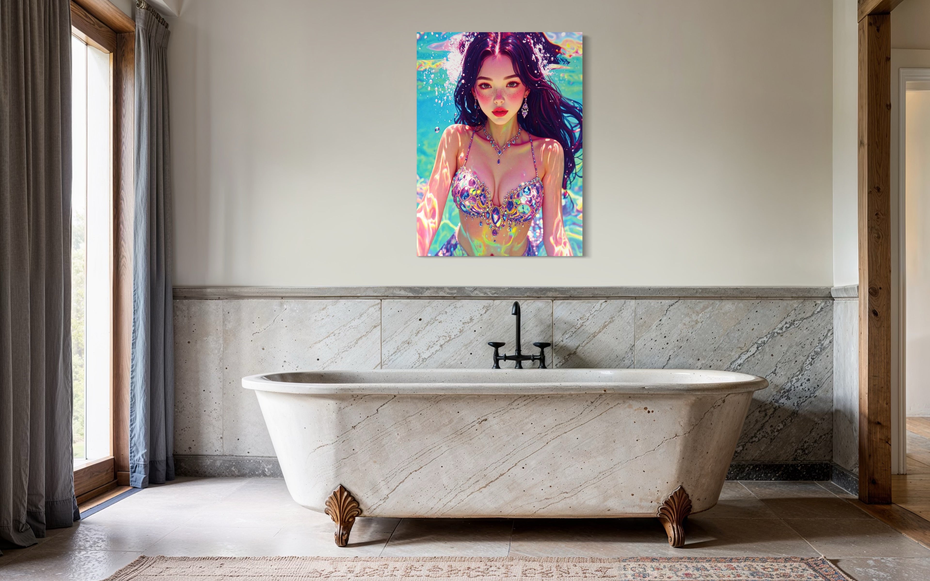 Juliette Siren of the Sea of Japan Museum Print