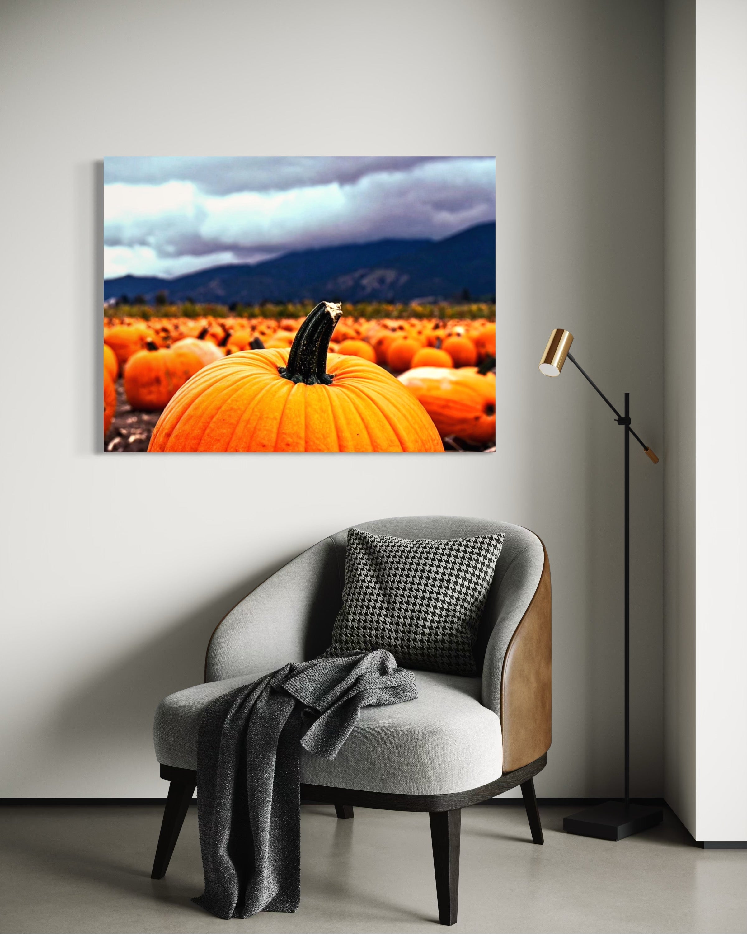 Pumpkin Patch in a Storm