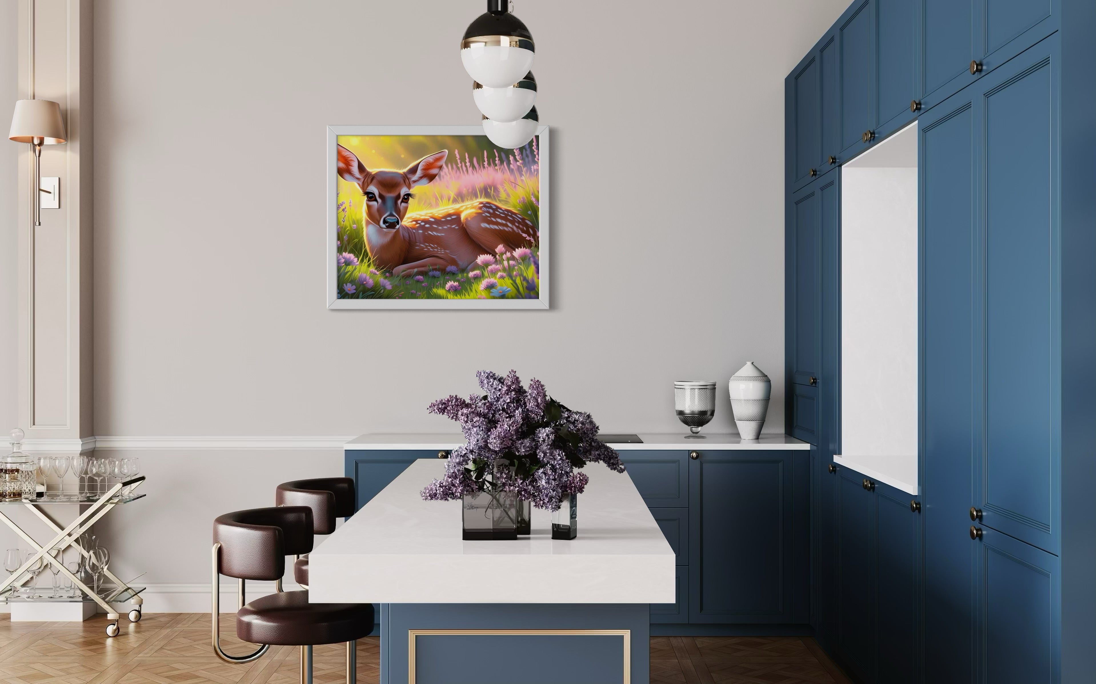 Doe in the Meadow Museum Print