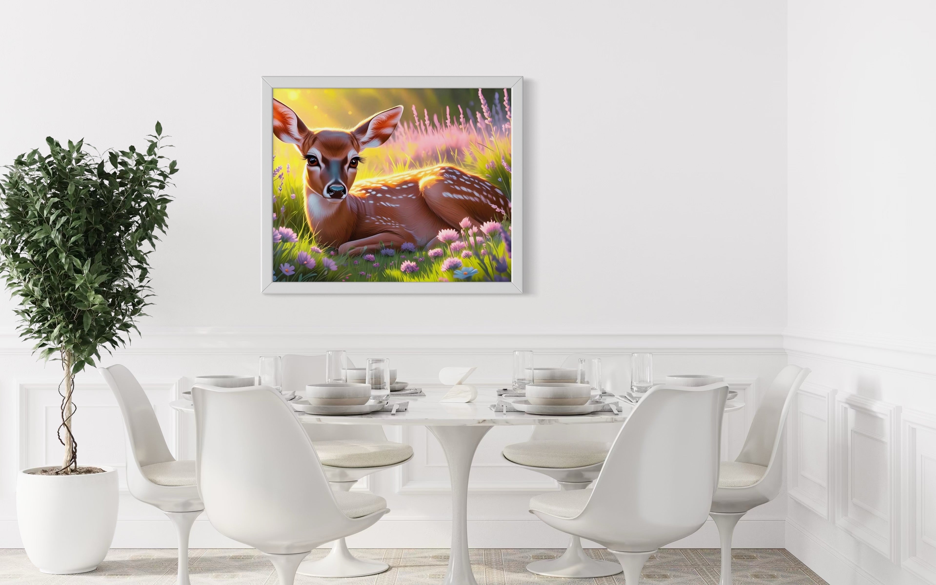 Doe in the Meadow Museum Print
