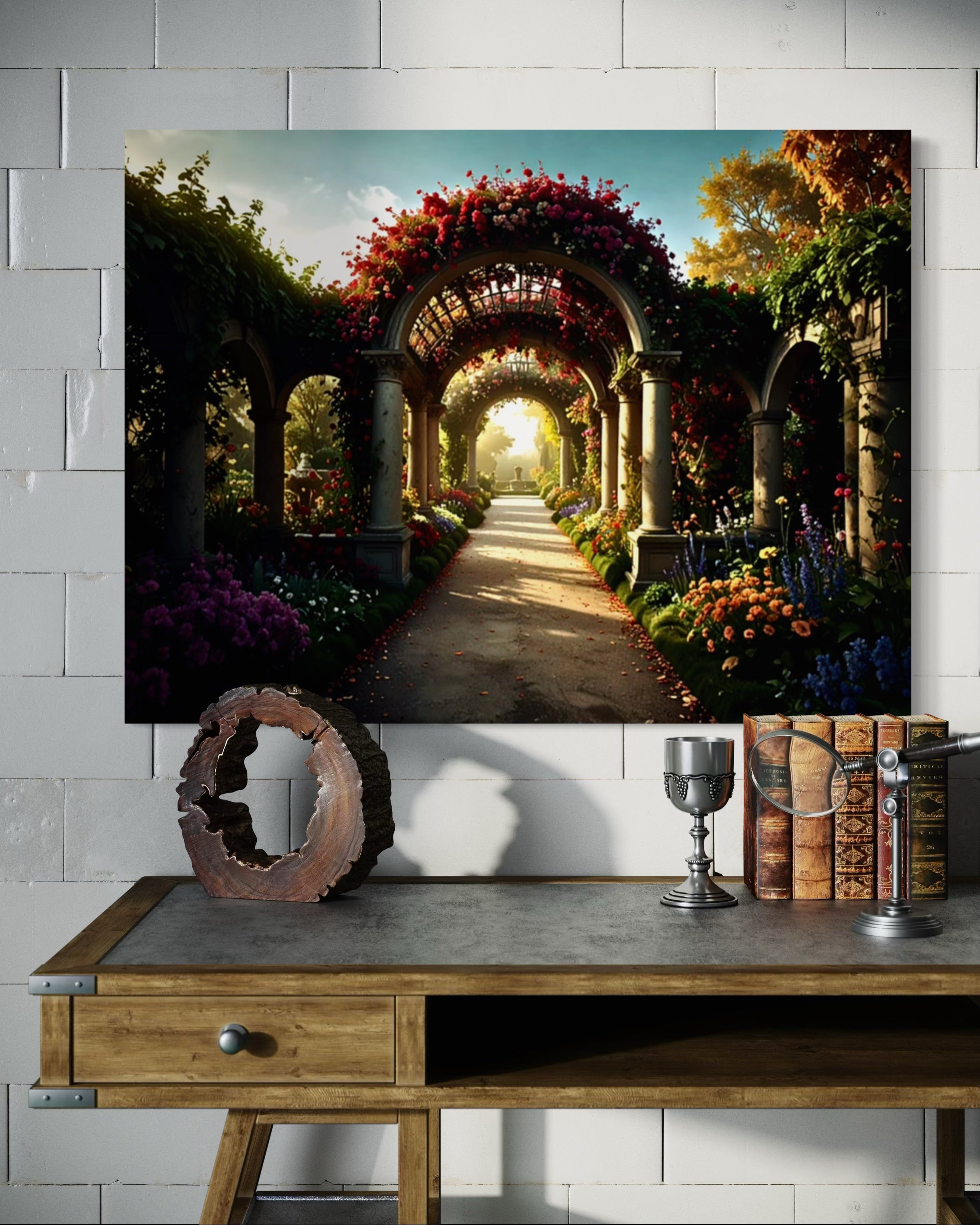 Fall Botanical Garden Museum Print