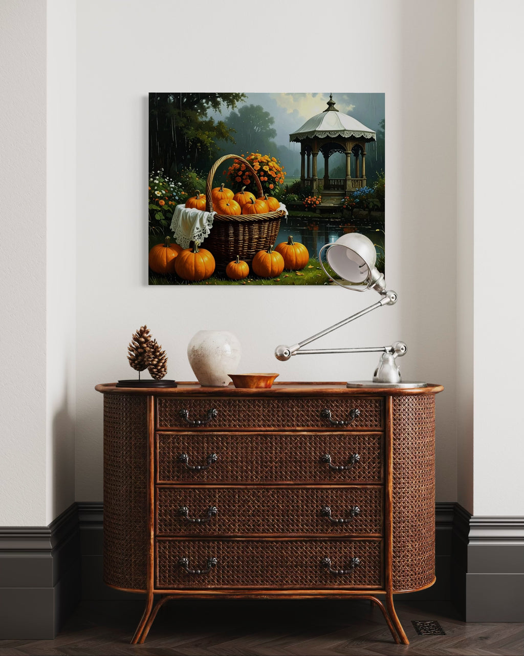 Pumpkin Basket and Gazebo